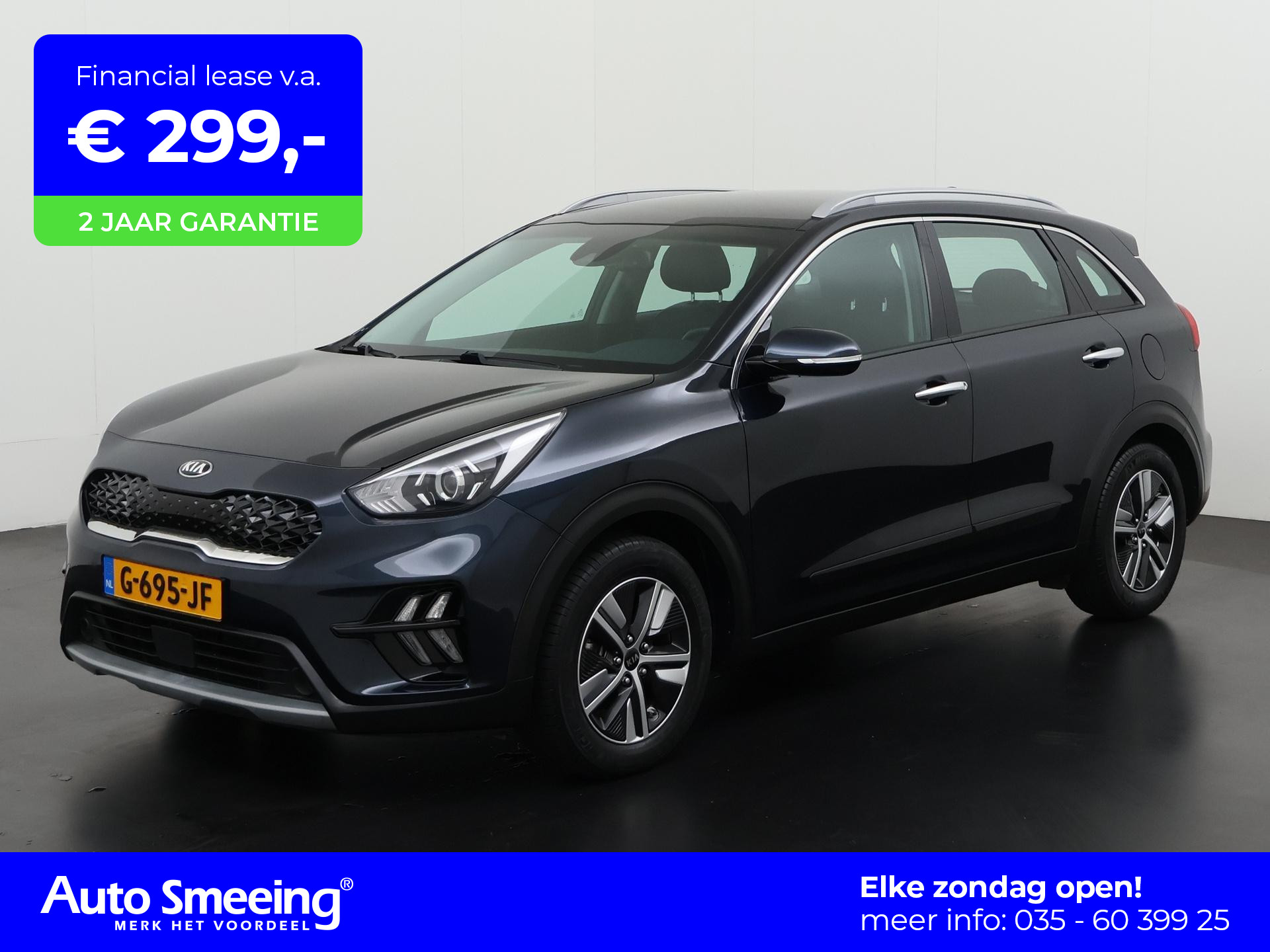 Kia Niro 1.6 GDi Hybrid DynamicLine Facelift | Trekhaak | Camera | Navigatie | Zondag Open!