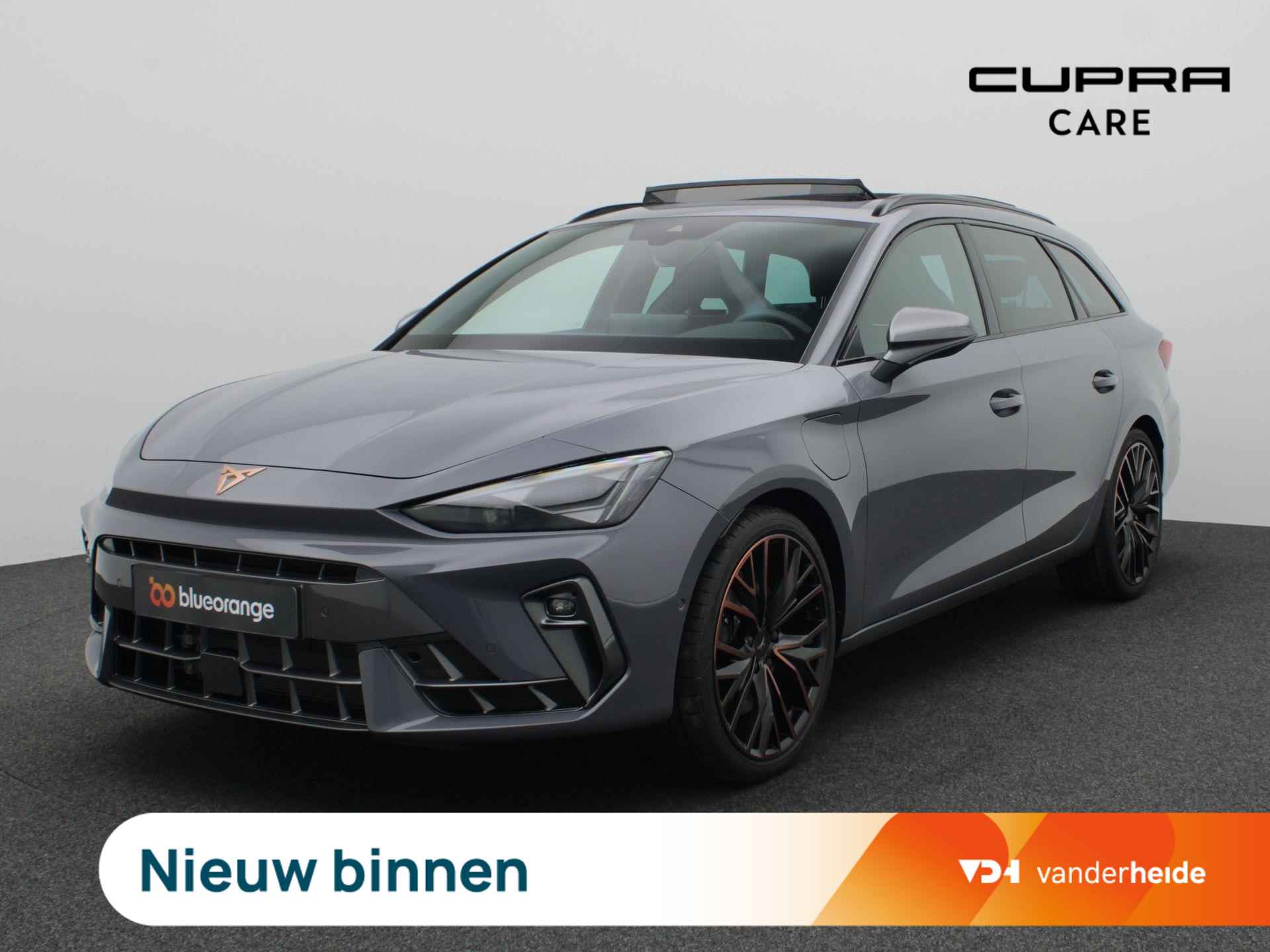 CUPRA Leon Sportstourer 1.5 TSI e-Hybrid VZ Performance 272PK DSG matrix led, schuif-kanteldak, achteruitrijcamera, stuur-stoelverwarming, adaptive cruise met travel assist, elek. verstelbare voorstoel, side assist, keyless, 19" lichtmetaal