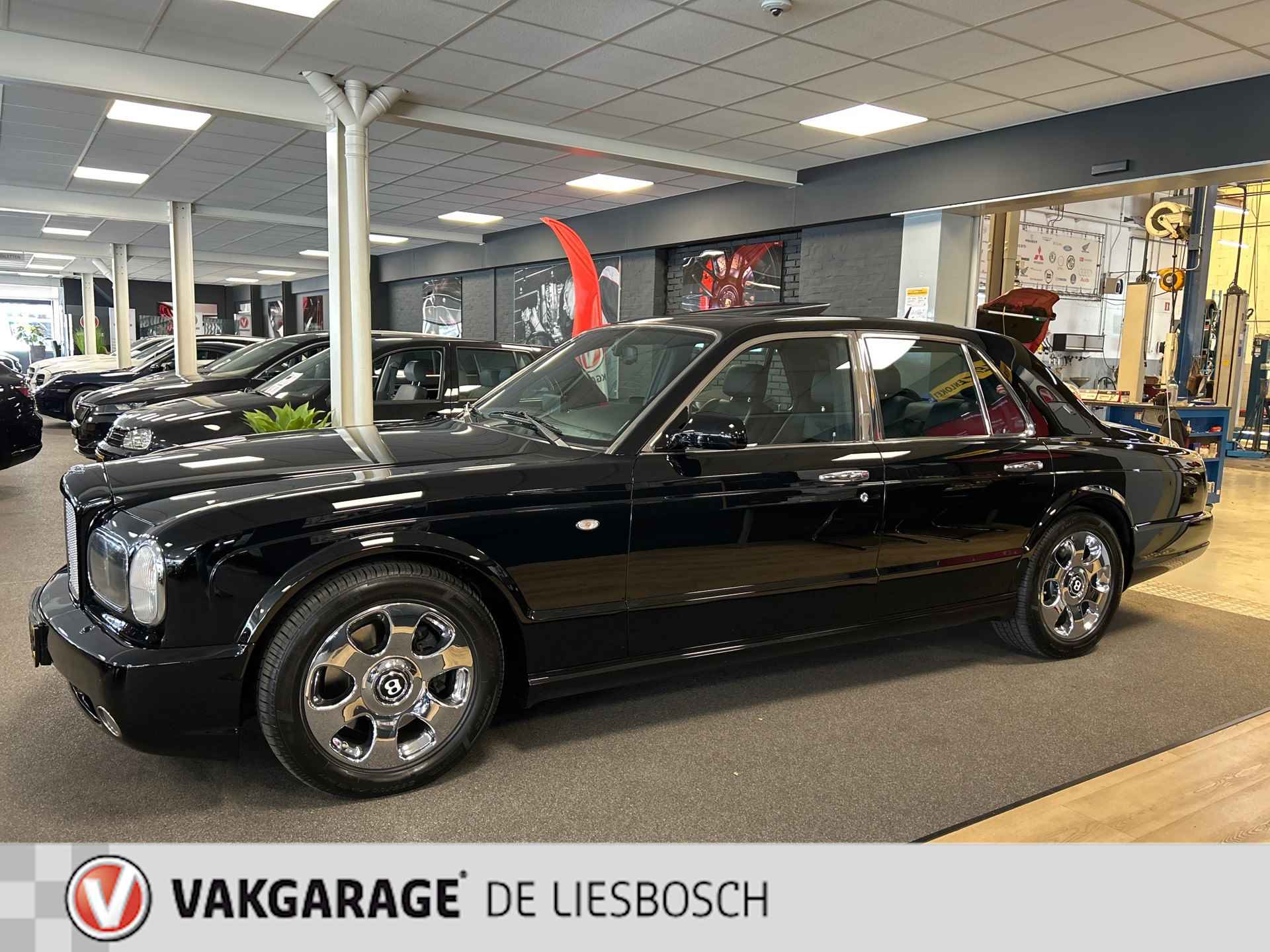 Bentley Arnage 6.8 V8 T mulliner,457 pk, volledige historie, schuifdak,super staat - 9/44