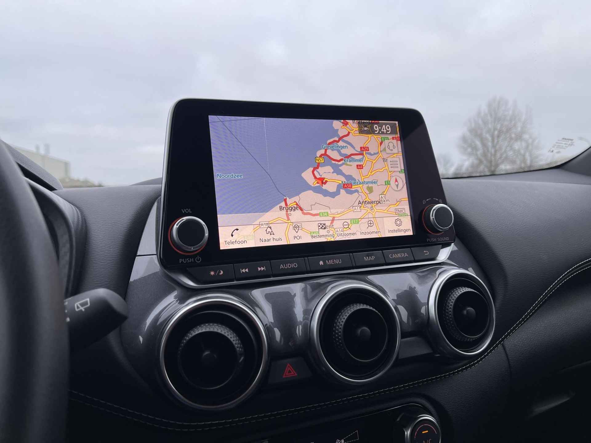 Nissan Juke 1.0 DIG-T N-Design Technology Pack | Navigatie | Adapt. Cruise Control | 360° Camera | Dodehoek Detectie | Apple Carplay/Android Auto | Rijklaarprijs! - 16/24