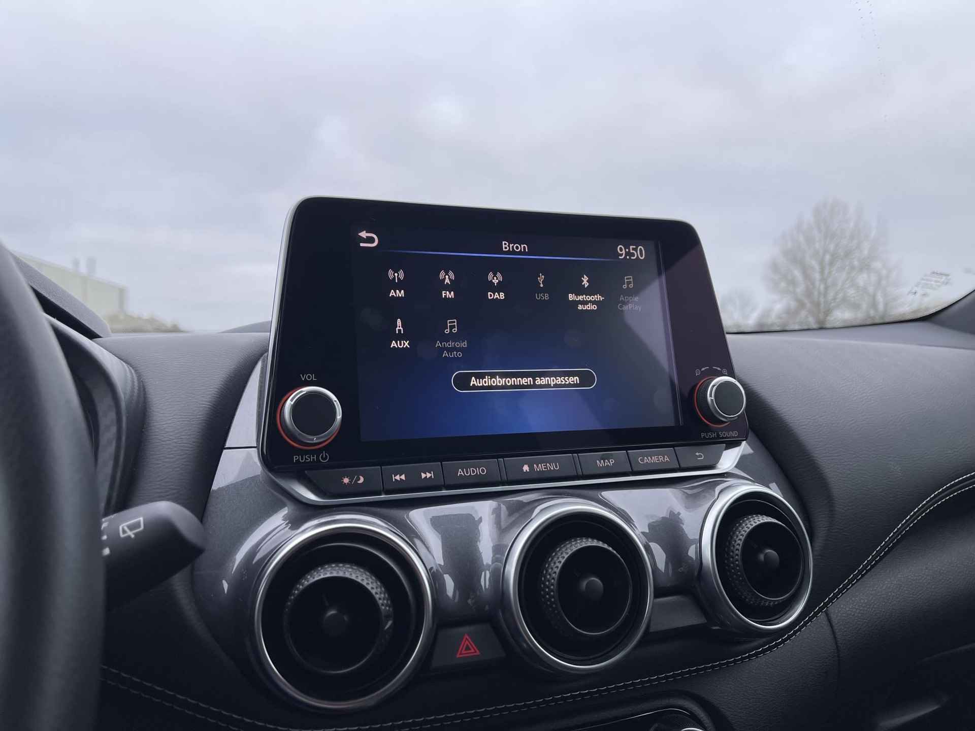 Nissan Juke 1.0 DIG-T N-Design Technology Pack | Navigatie | Adapt. Cruise Control | 360° Camera | Dodehoek Detectie | Apple Carplay/Android Auto | Rijklaarprijs! - 18/24