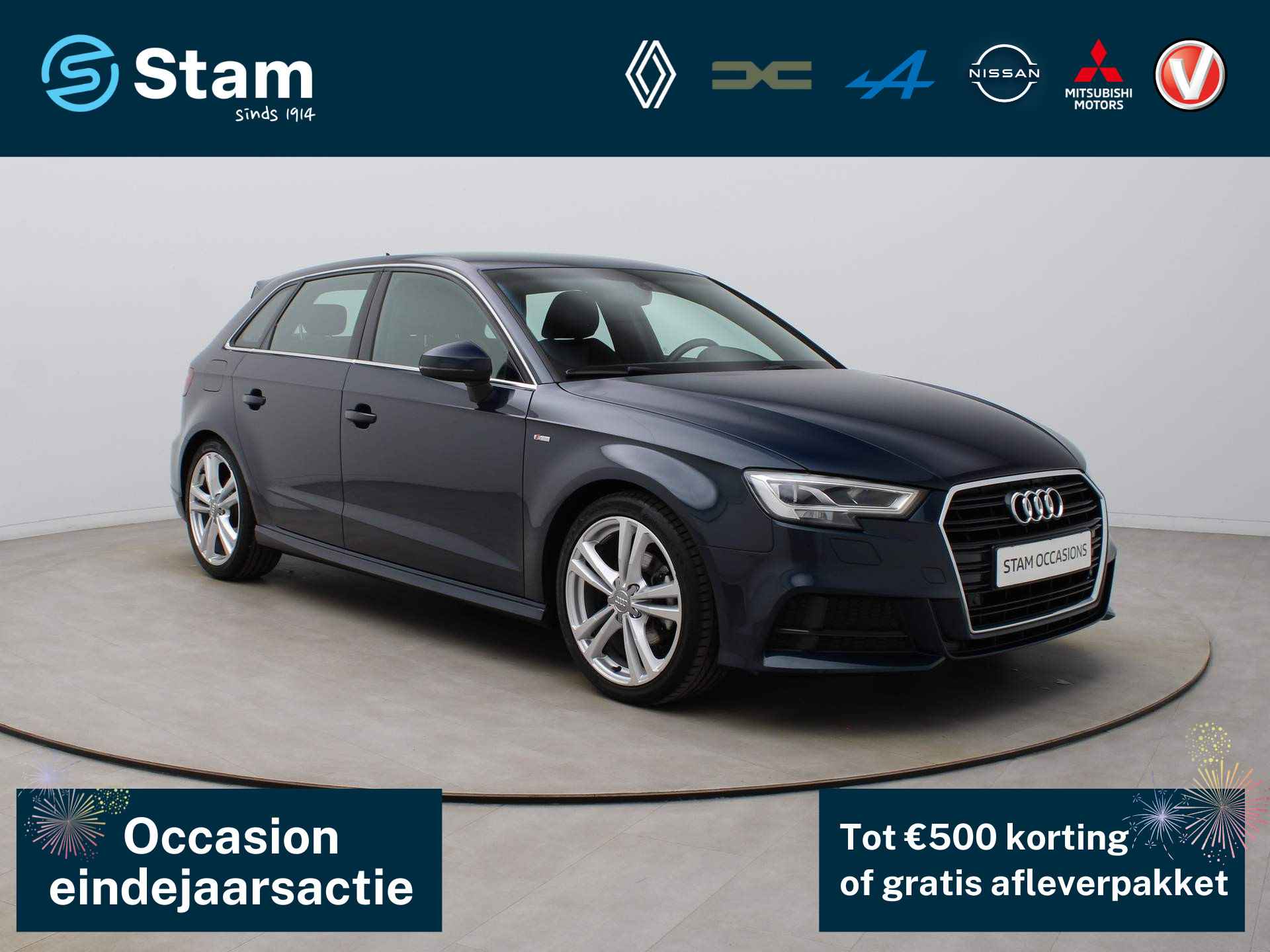 Audi A3 Sportback 150pk 35 TFSI CoD Advance Sport S-Tronic/AUTOMAAT Carplay | Climate | Navi | Parksens. v+a | Stoelverwarming | 18" Velgen - 1/48