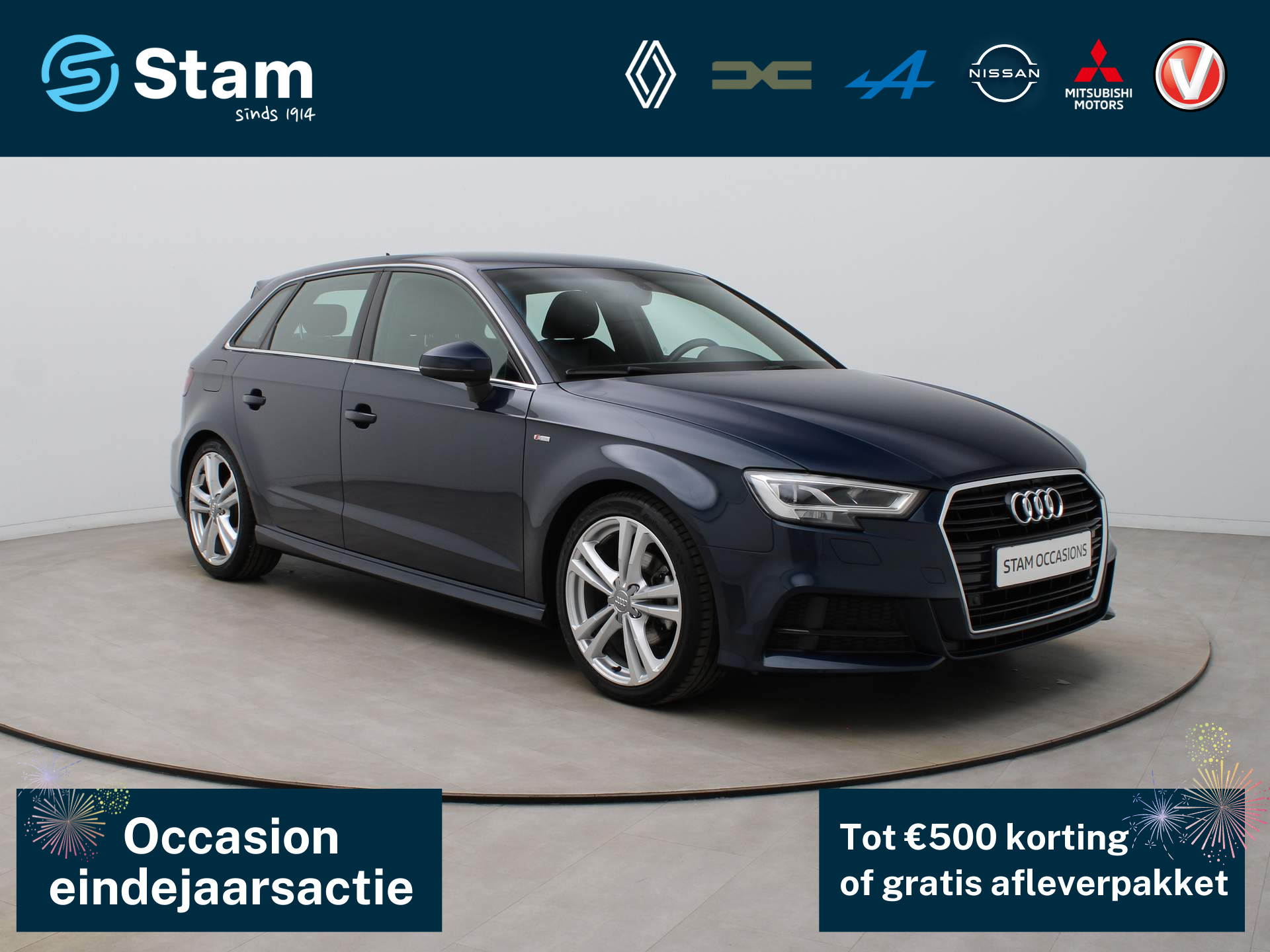 Audi A3 Sportback 150pk 35 TFSI CoD Advance Sport S-Tronic/AUTOMAAT Carplay | Climate | Navi | Parksens. v+a | Stoelverwarming | 18" Velgen