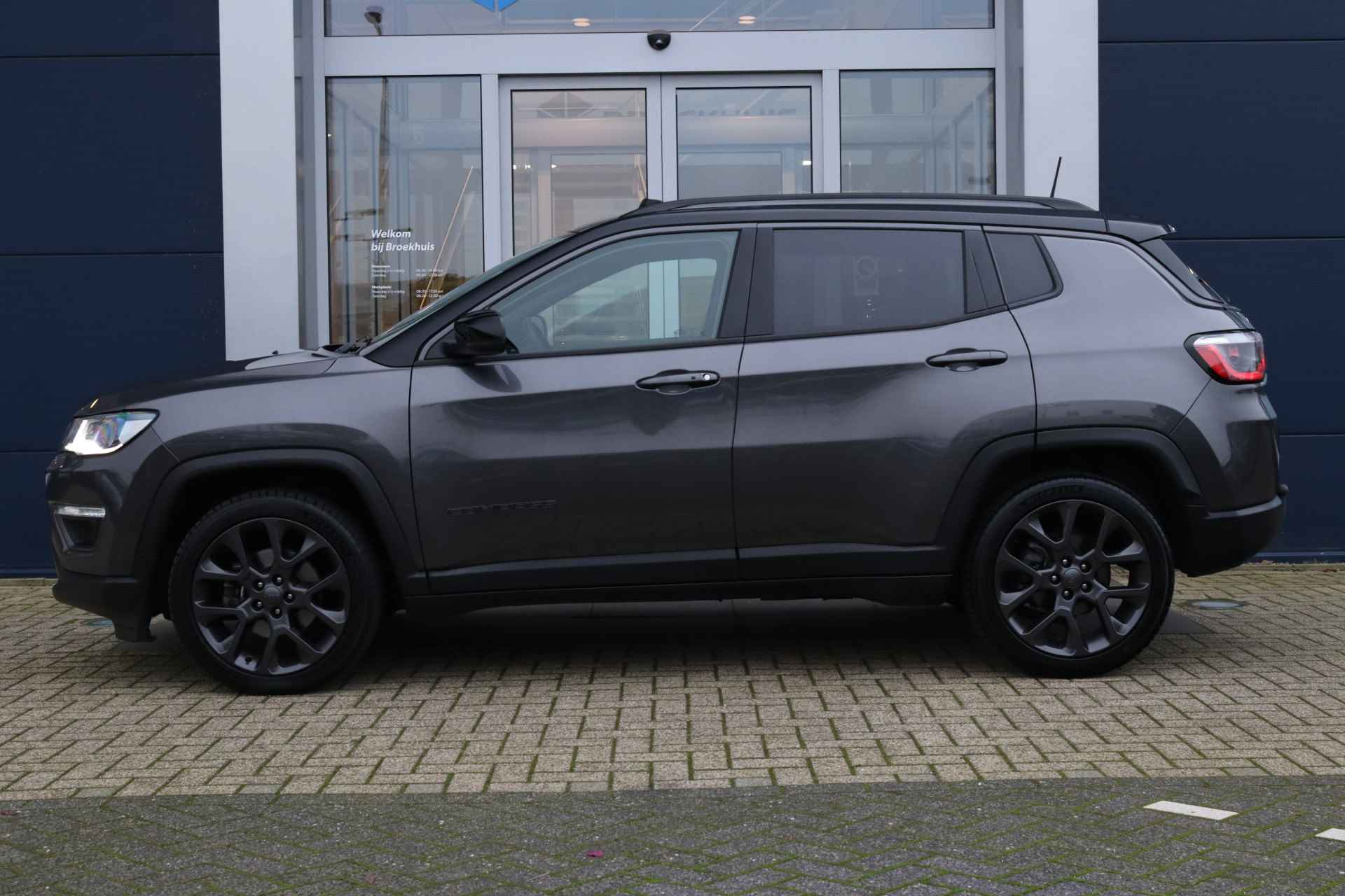 Jeep Compass 1.3T 150PK S | Schuif/kantel dak | Stoelventilatie | Alpine audio | Trekhaak | Cruise | Elektr. klep - 7/42