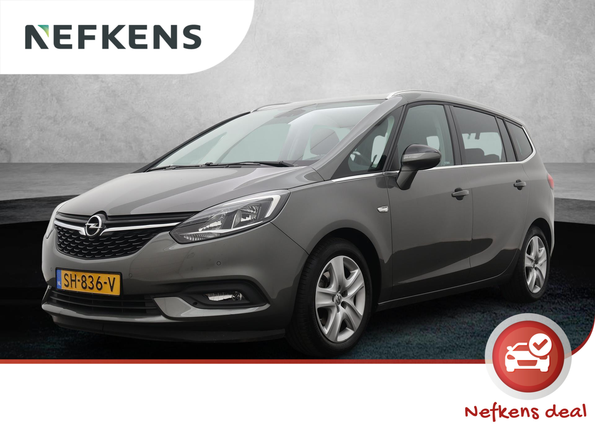 Opel Zafira Business+ 140pk | Navigatie | Camera | Cruise Control | Parkeersensoren Voor/ Achter | 2 Stoelen Op Derde Rij bij viaBOVAG.nl
