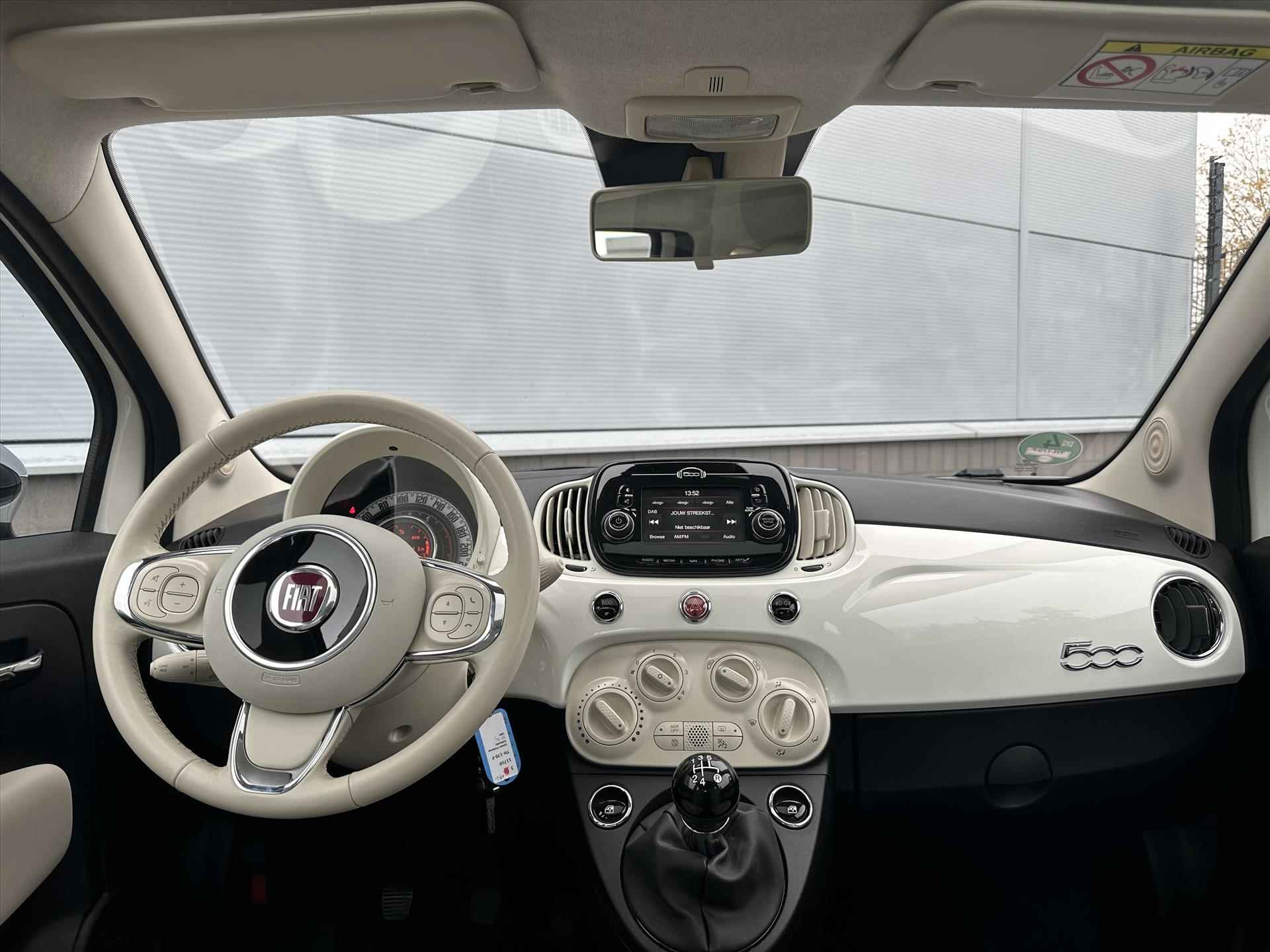 FIAT 500 TwinAir Turbo 80pk Collezione | Navigatie | Speed limiter | Spraakbediening | Airco - 17/47