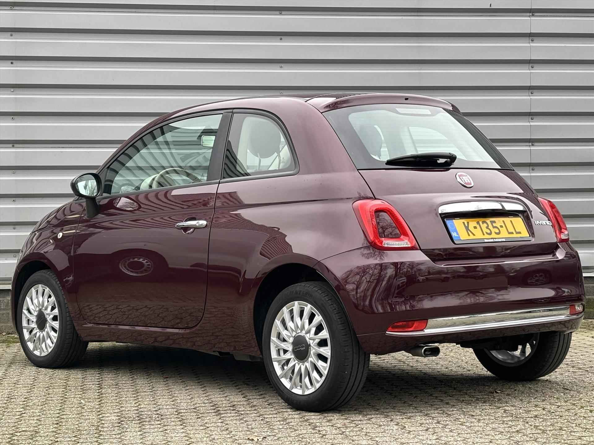 Fiat 500 1.0 70pk Hybrid Lounge | Carplay | Cruise control | Lichtmetalen Velgen | Nederlandse auto | - 7/27