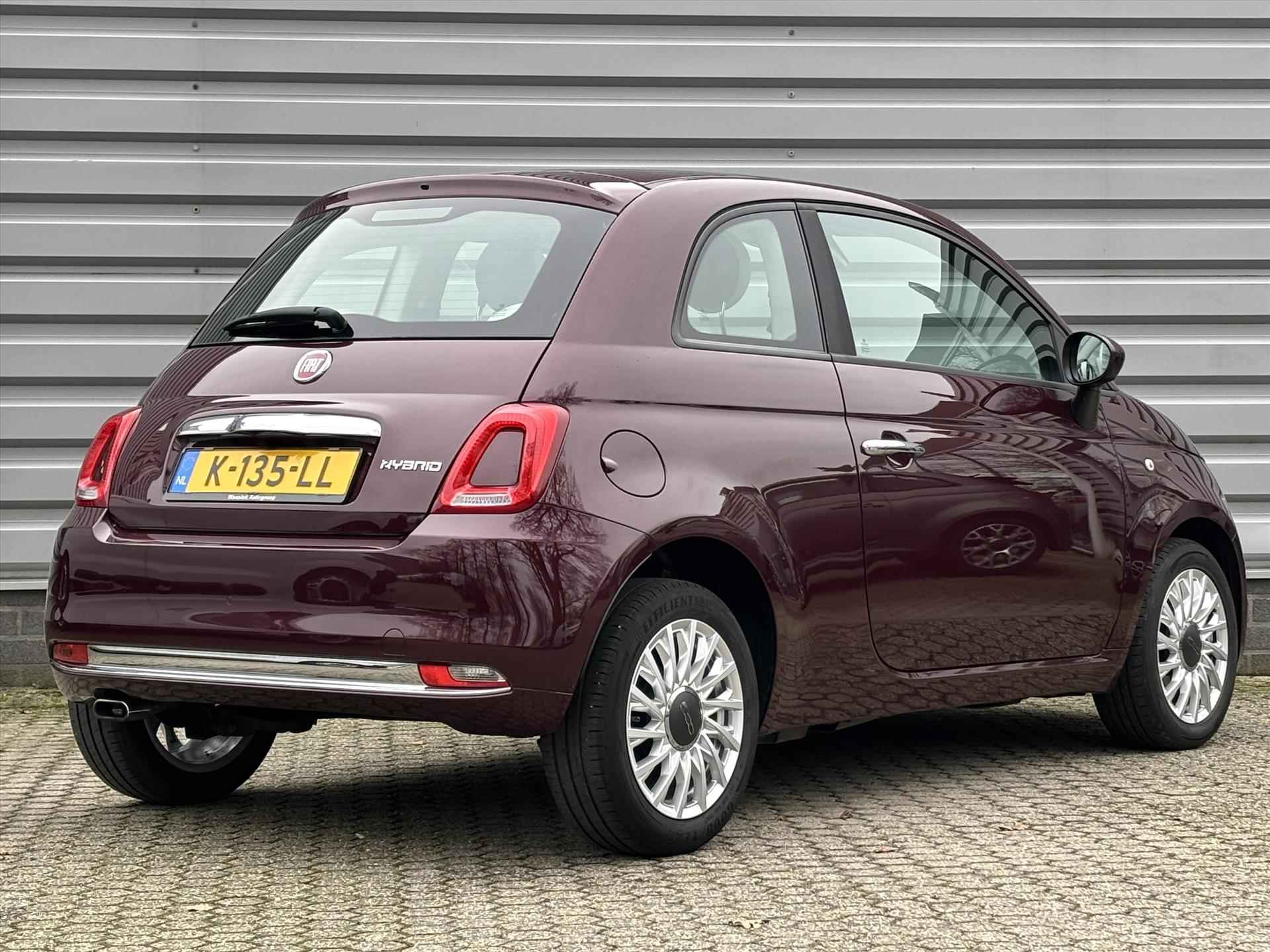 Fiat 500 1.0 70pk Hybrid Lounge | Carplay | Cruise control | Lichtmetalen Velgen | Nederlandse auto | - 9/27