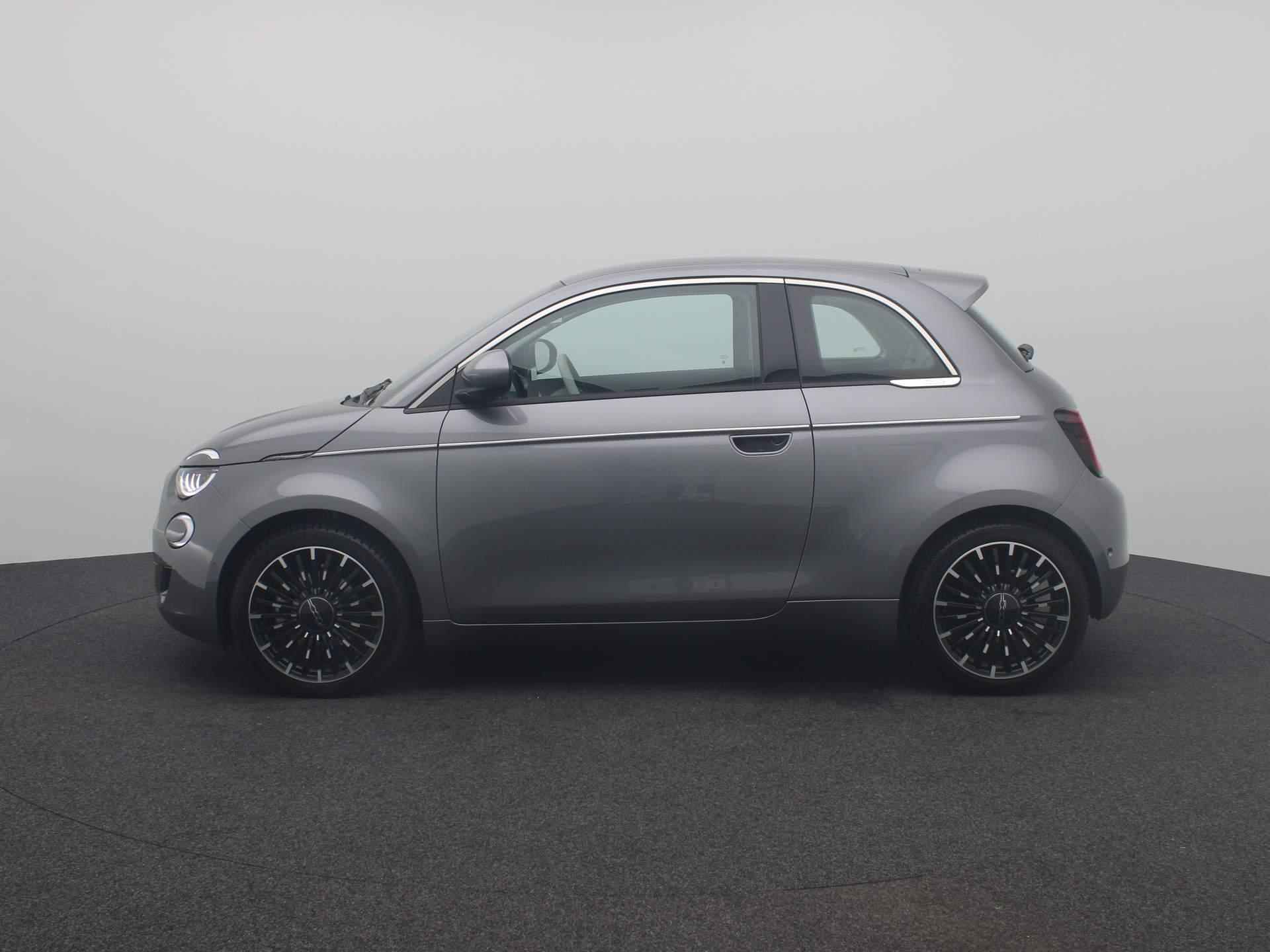 Fiat 500e La Prima 42 kWh | Leder | Navi | ECC | PDC | LMV | LED | Cam | - 5/44