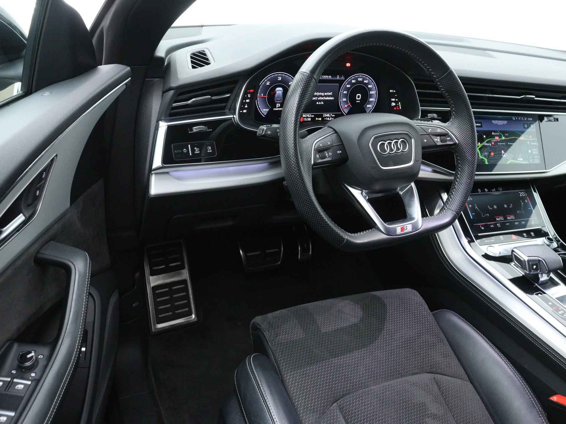 Audi Q8 50 TDI quattro Pro Line S 286 PK | Automaat | S-line | Navigatie | Camera | Luchtvering | Parkeersensoren | Cruise Control | Privacy Glass | Lichtmetalen velgen | LED Koplampen | - 14/33