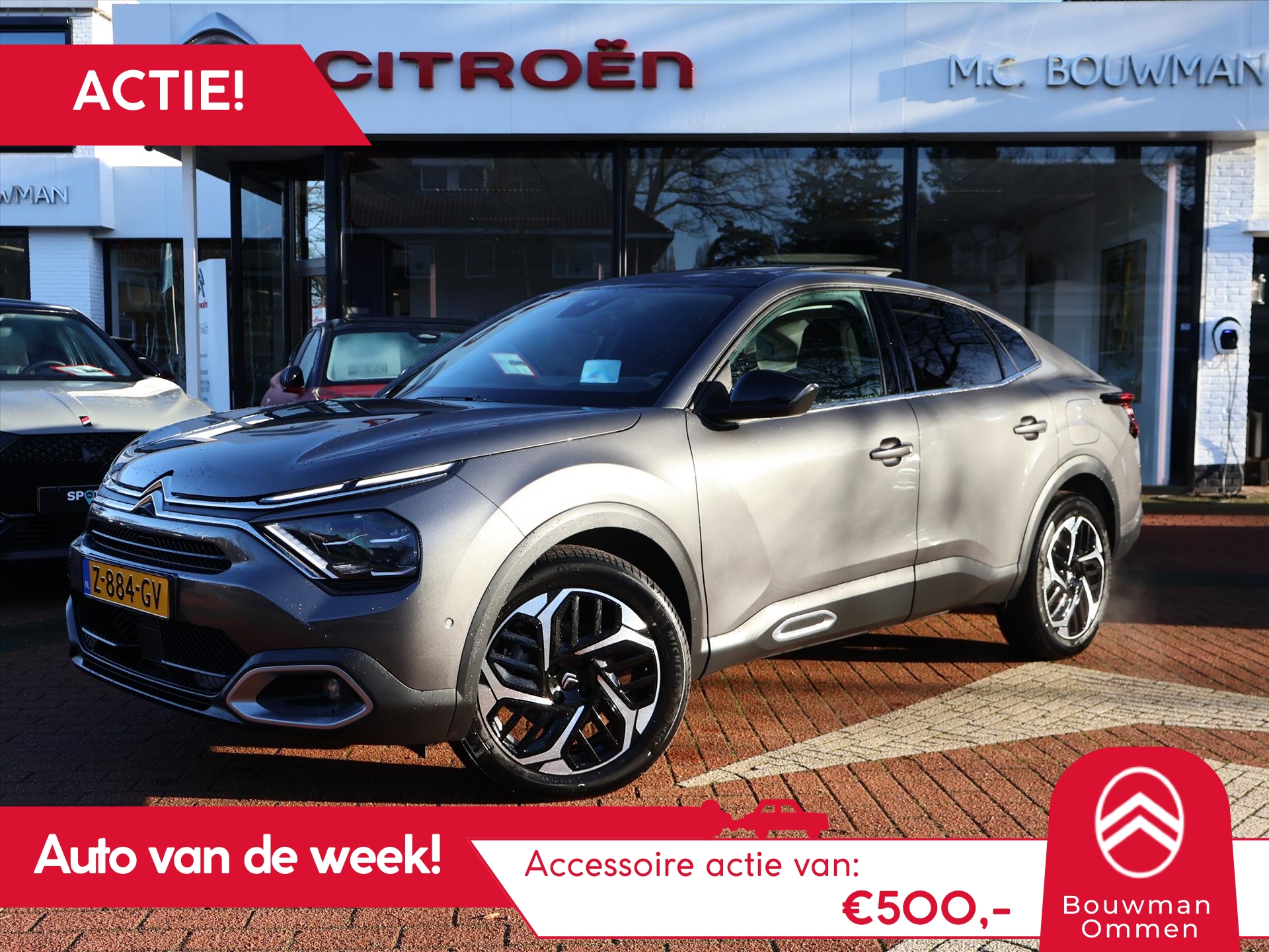 CITROEN C4 X *Auto v/d Week Actie!* PureTech 130PK S&S EAT8 Automaat Max, Rijklaarprijs | Panoramadak | Leder | 360 Camera