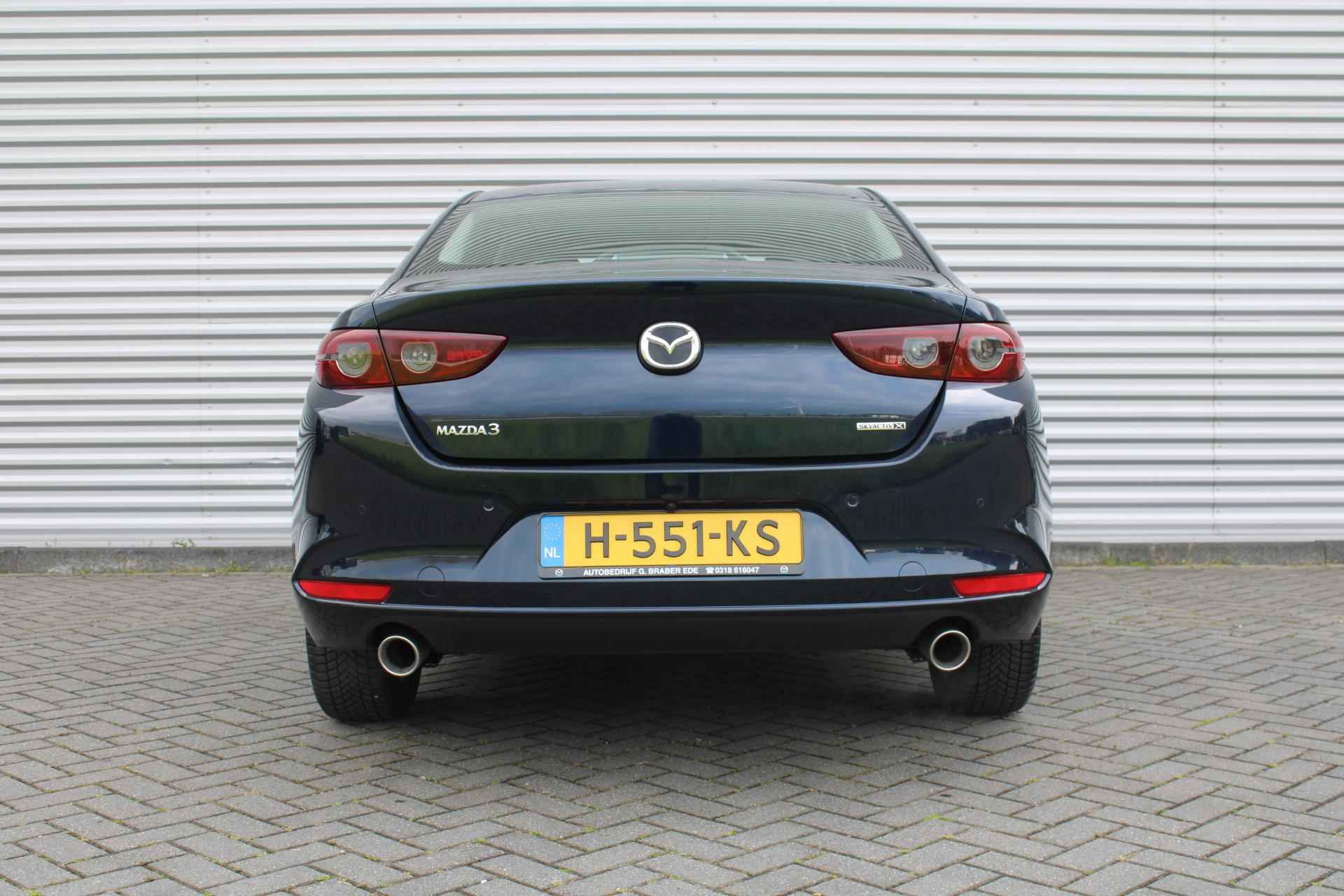 Mazda 3 2.0 SkyActiv-X 180 Comfort met Bose | Airco | Navi | Cruise | PDC | Camera | Bluetooth | 16"LM | - 6/34