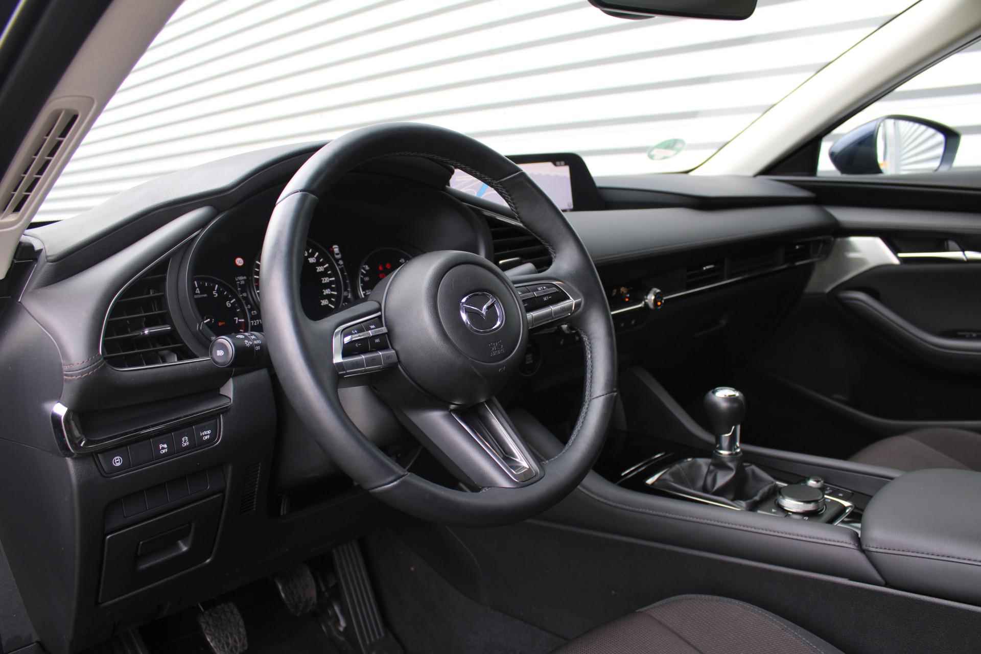 Mazda 3 2.0 SkyActiv-X 180 Comfort met Bose | Airco | Navi | Cruise | PDC | Camera | Bluetooth | 16"LM | - 29/34