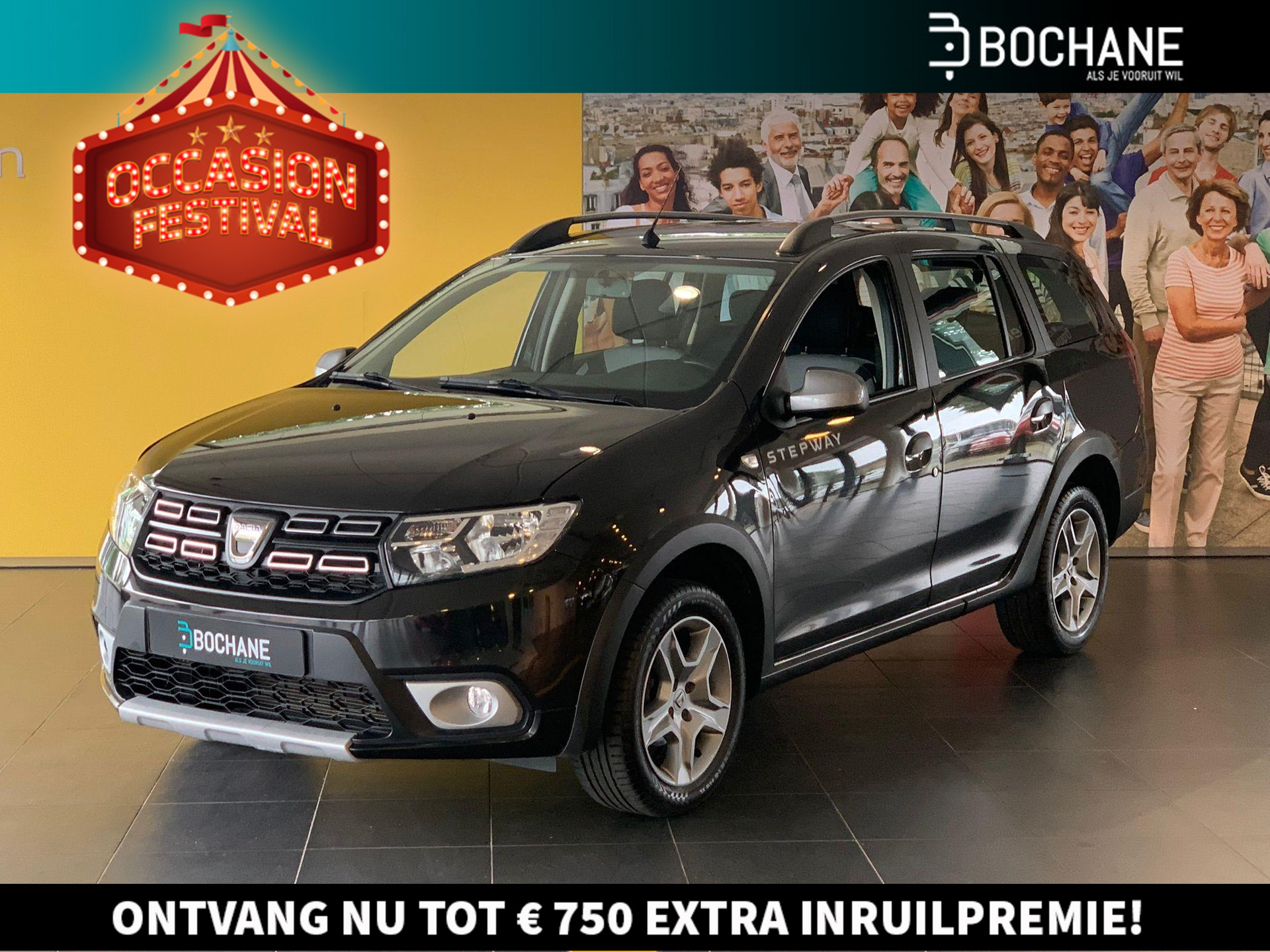 Dacia Logan MCV 0.9 TCe 90 Stepway NAVIGATIE | ACHTERUITRIJCAMERA | PARKEERSENSOREN ACHTER | AIRCONDITIONING | CRUISE CONTROL