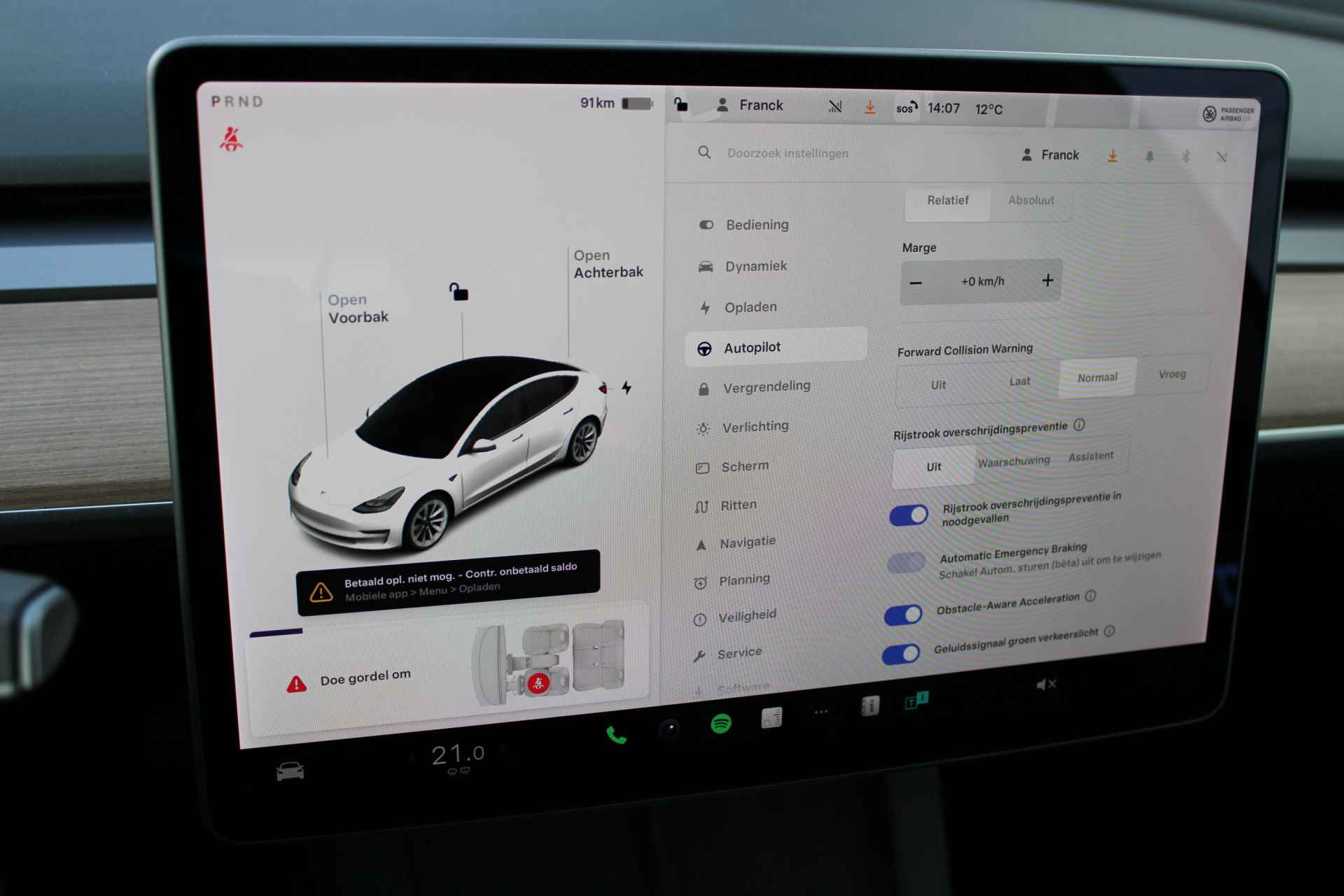 Tesla Model 3 Standard RWD Plus 60 kWh LEDER| NAVI | ZEER NETJES | PANO | CAMERA | - 28/32