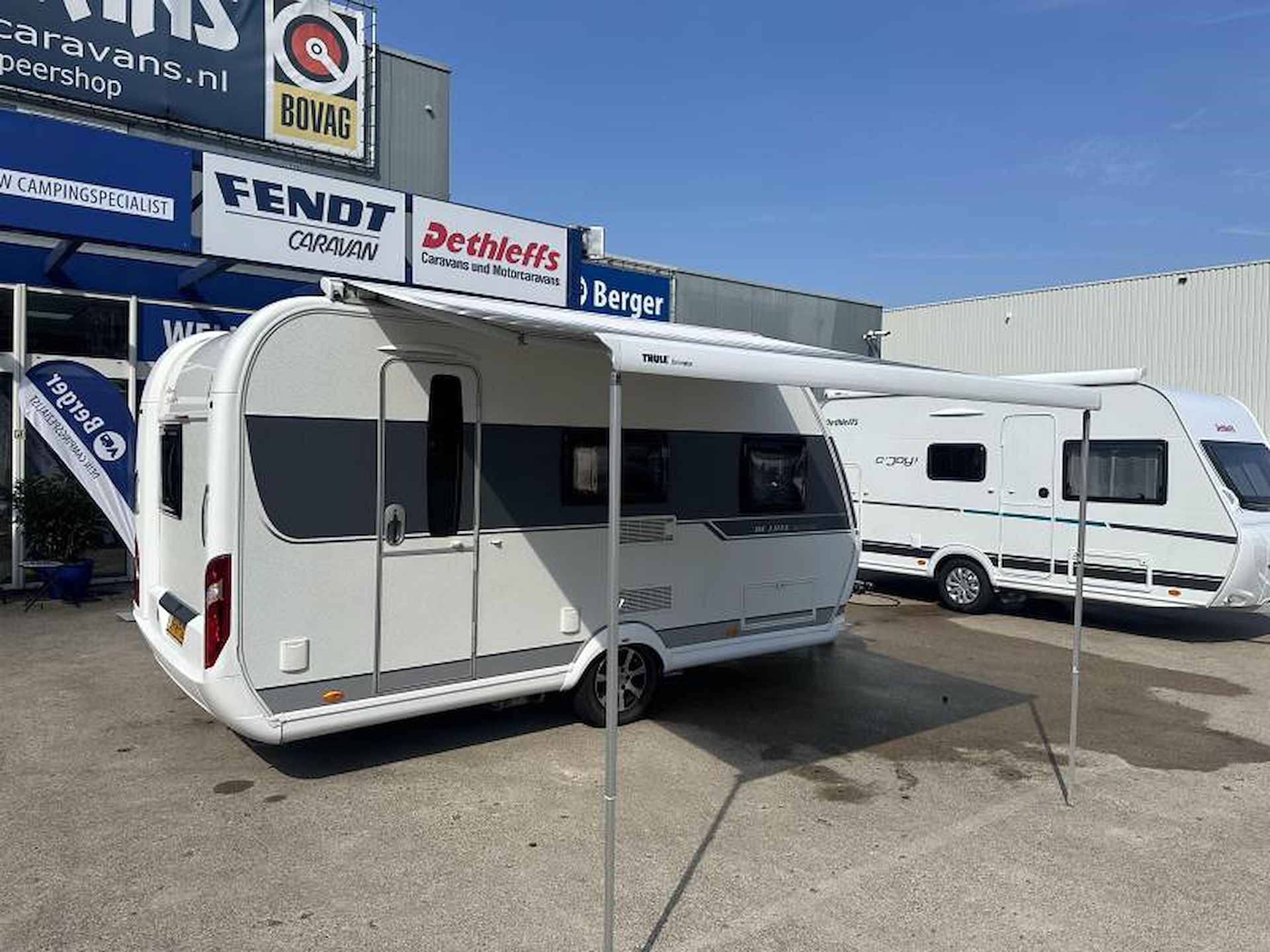 Hobby De Luxe Edition 440 SF +mover+luifel+airco+tent+ - 16/20