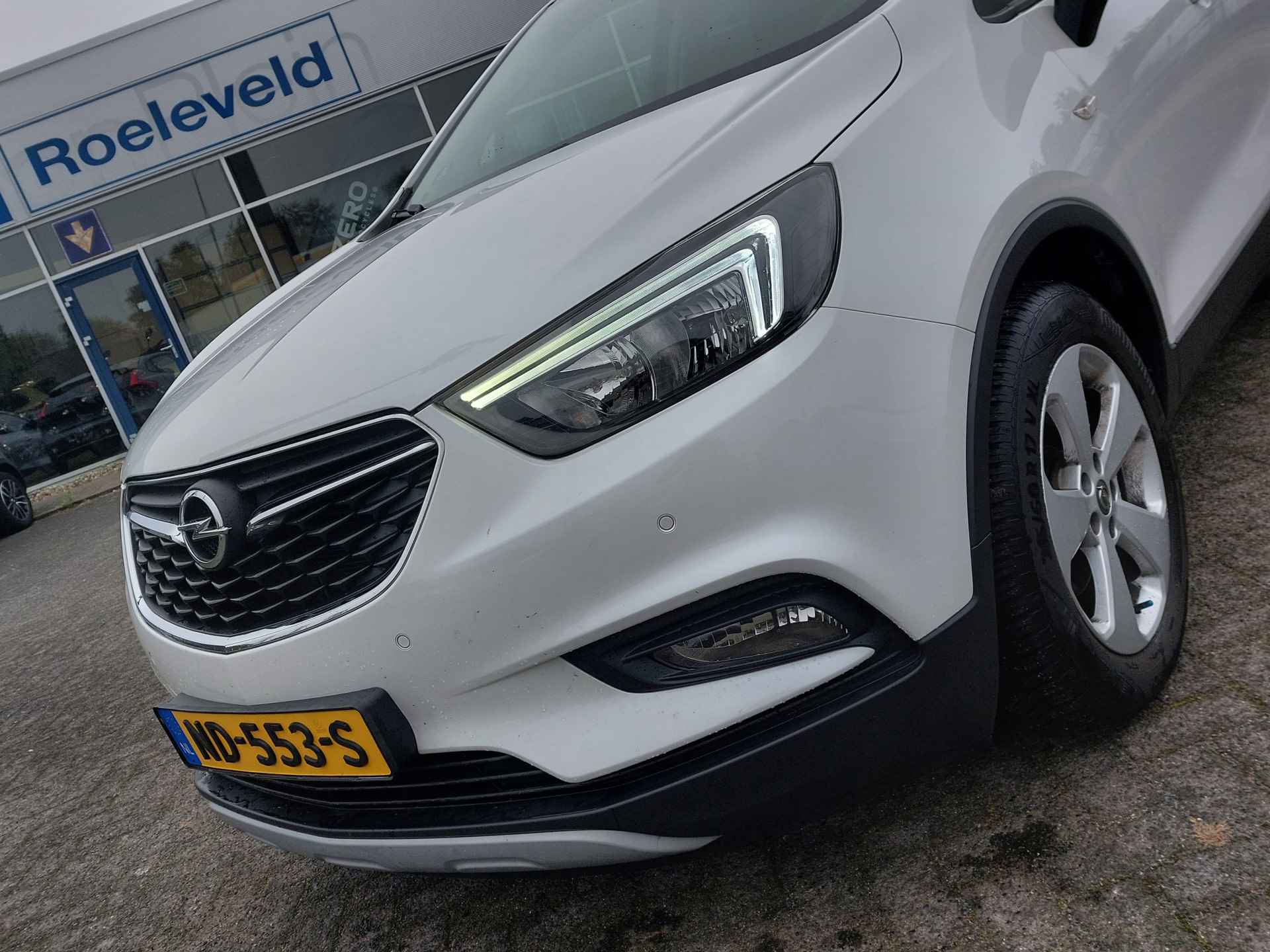 Opel Mokka X 1.4 Turbo 140pk Edition+ | Navi + Apple Carplay + Android Auto | Airco | Cruise | Pdc V+A+Camera | Licht+Regensensor | Mistlampen | Privacy Glass | 17''lm | Trekhaak - 27/36