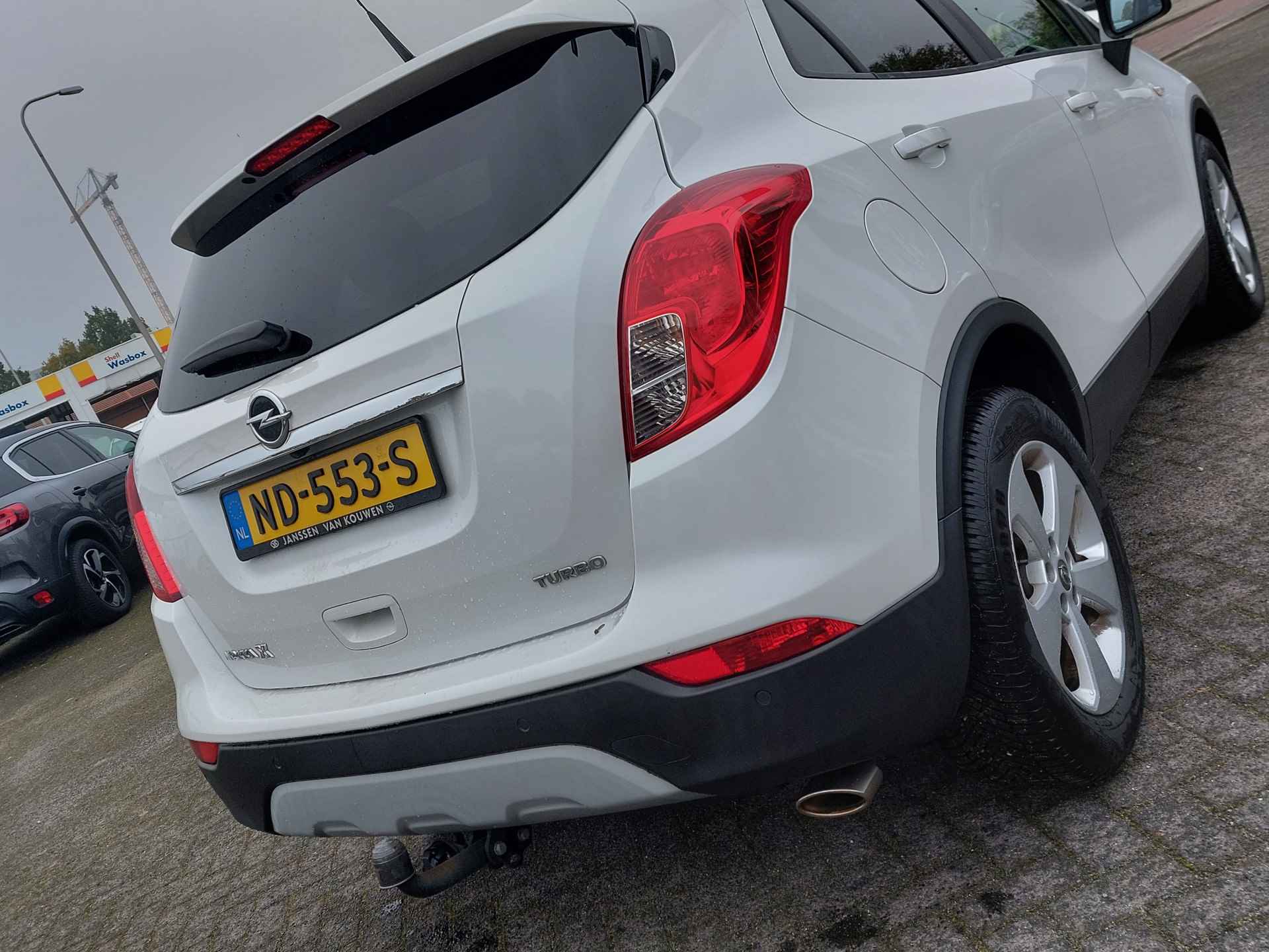 Opel Mokka X 1.4 Turbo 140pk Edition+ | Navi + Apple Carplay + Android Auto | Airco | Cruise | Pdc V+A+Camera | Licht+Regensensor | Mistlampen | Privacy Glass | 17''lm | Trekhaak - 34/36