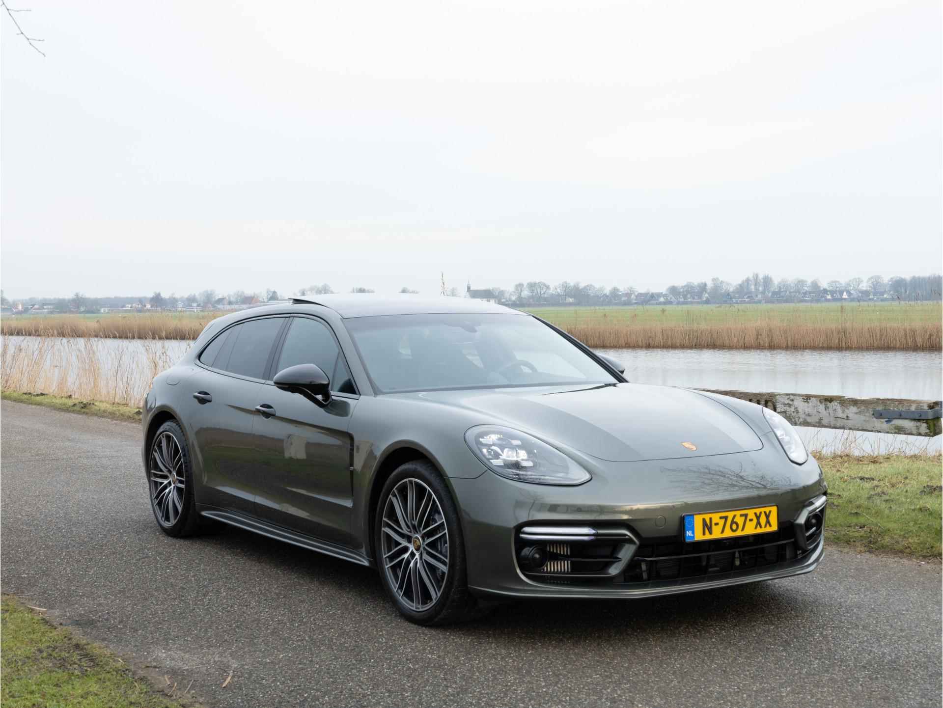 Porsche Panamera Sport Turismo 2.9 4 E-Hybrid 461 PK | LED | Panoramadak | Sportuitlaat |  Sport Chrono | Bose | Softclose | Adaptieve Cruise Control | - 17/57