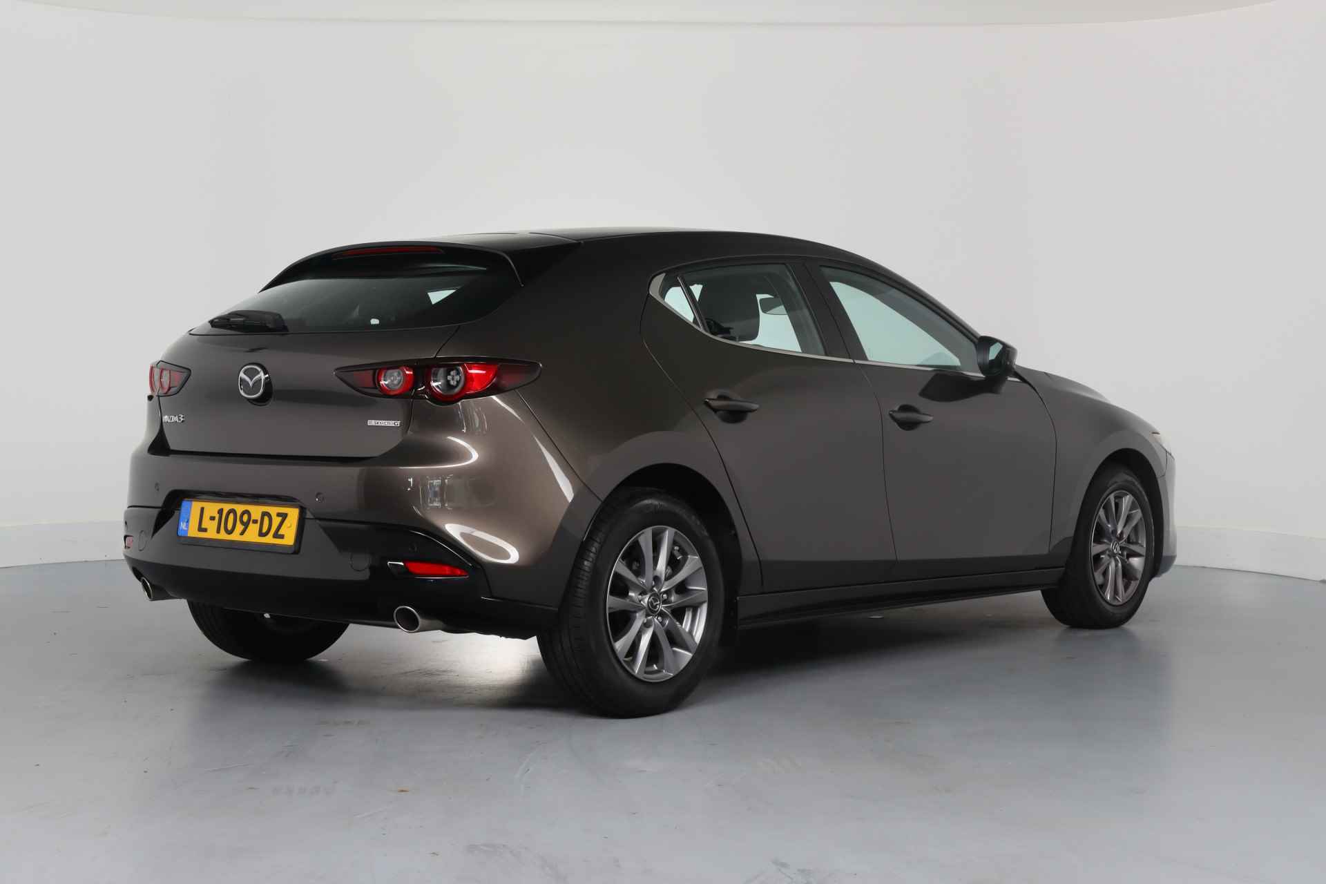 Mazda 3 2.0 e-SkyActiv-G M Hybrid 122 | LED | BLIS | Adaptive Cruise | HUD | Keyless | Parkeersensoren | Navigatie | Android Auto & Appl - 5/38