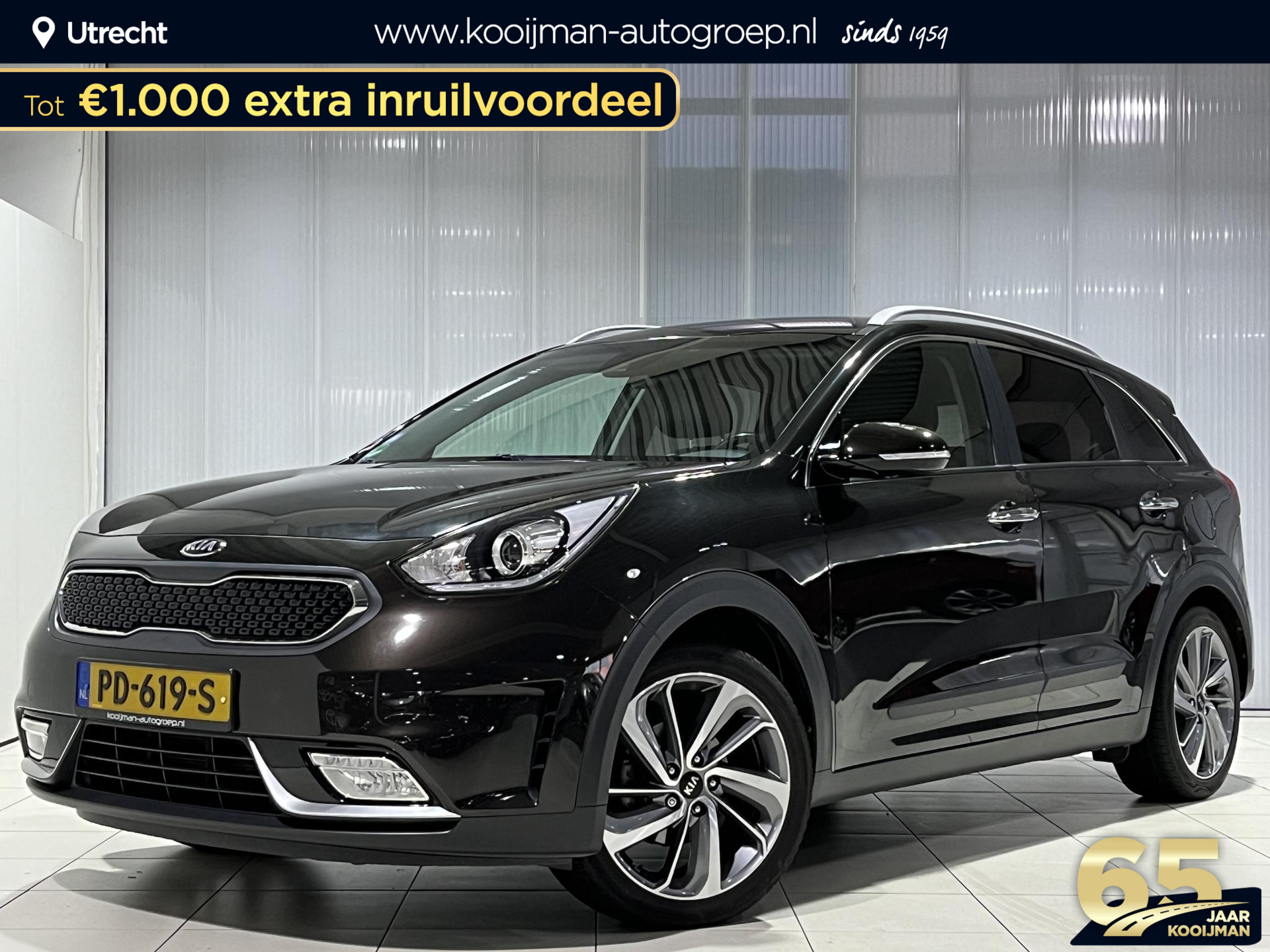 Kia Niro 1.6 GDi Hybrid First Edition | Apple CarPlay/Android auto | Trekhaak afneembaar | 100% onderhouden | Supernette auto!