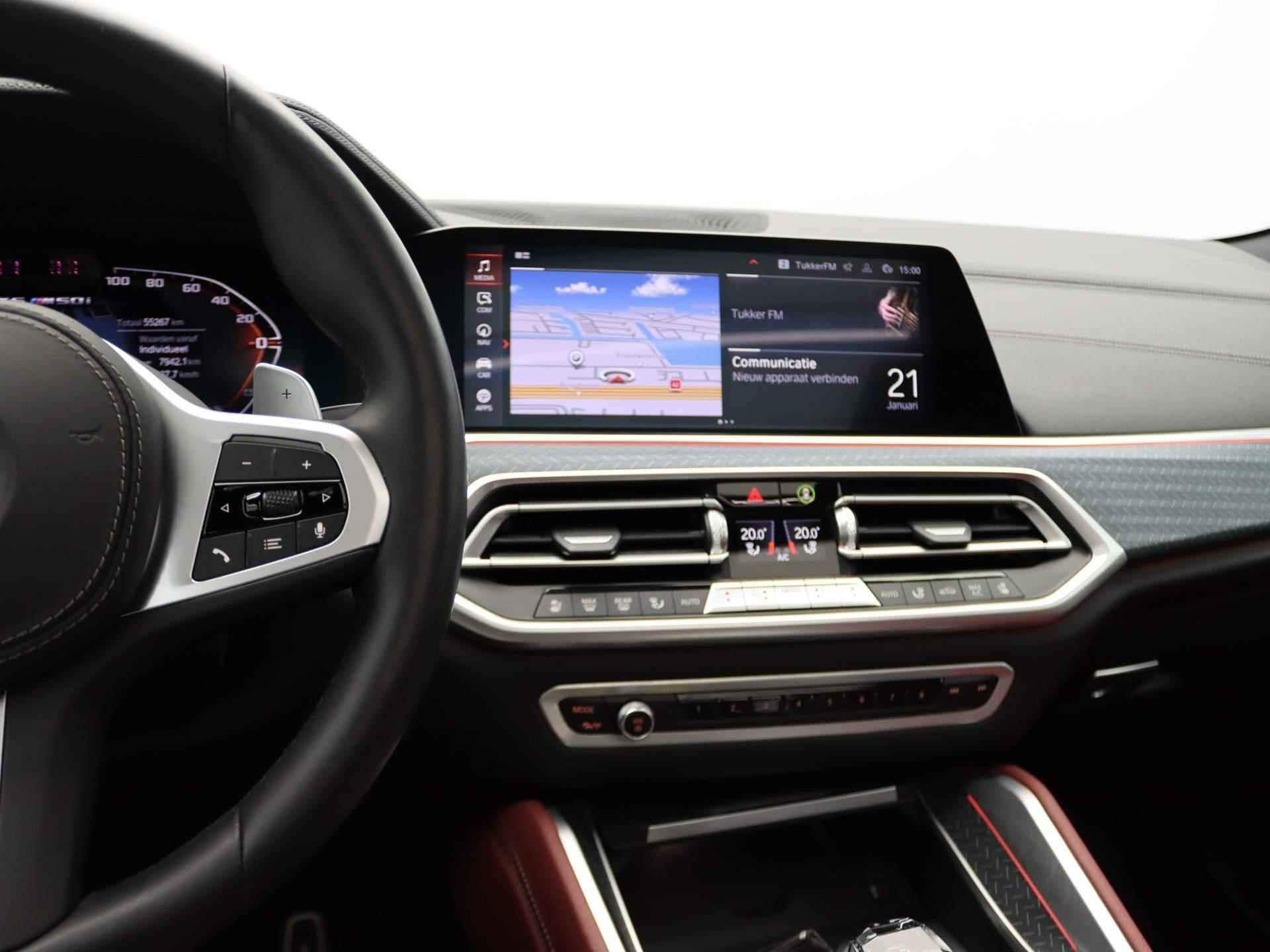 BMW X6 M50i  High Executive | M Sportuitlaat | Comfort Access | Soft Close | Panorama-Glasdak Sky Lounge | Driving Assistant Professional | Laserlicht | Head-Up Display | Harman Kardon | 22'' - 20/36