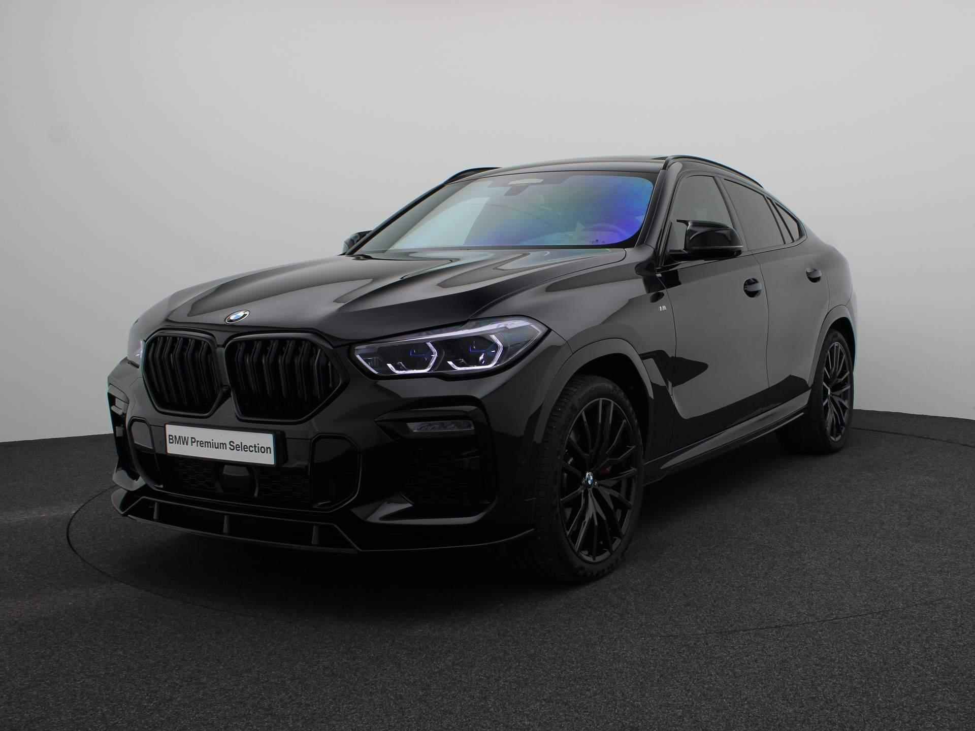 BMW X6 M50i  High Executive | M Sportuitlaat | Comfort Access | Soft Close | Panorama-Glasdak Sky Lounge | Driving Assistant Professional | Laserlicht | Head-Up Display | Harman Kardon | 22'' - 36/36