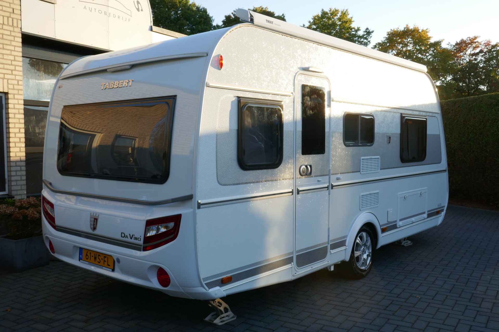 Tabbert Da Vinci 460e **Enkele bedden/Mover/Casetteluifel/Fietsendrager/1e eigenaar/Zeer nette caravan** - 40/47