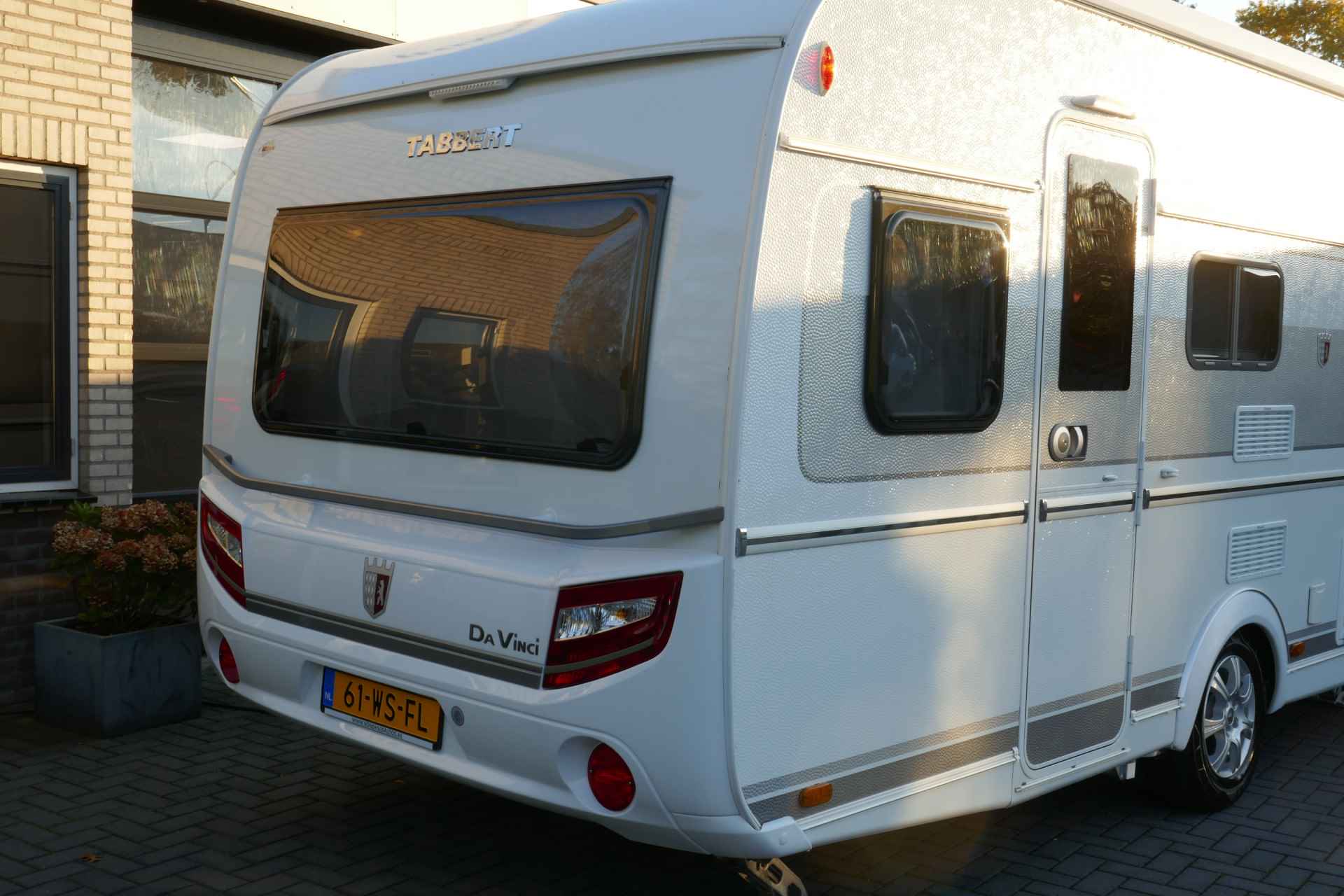 Tabbert Da Vinci 460e **Enkele bedden/Mover/Casetteluifel/Fietsendrager/1e eigenaar/Zeer nette caravan** - 41/47