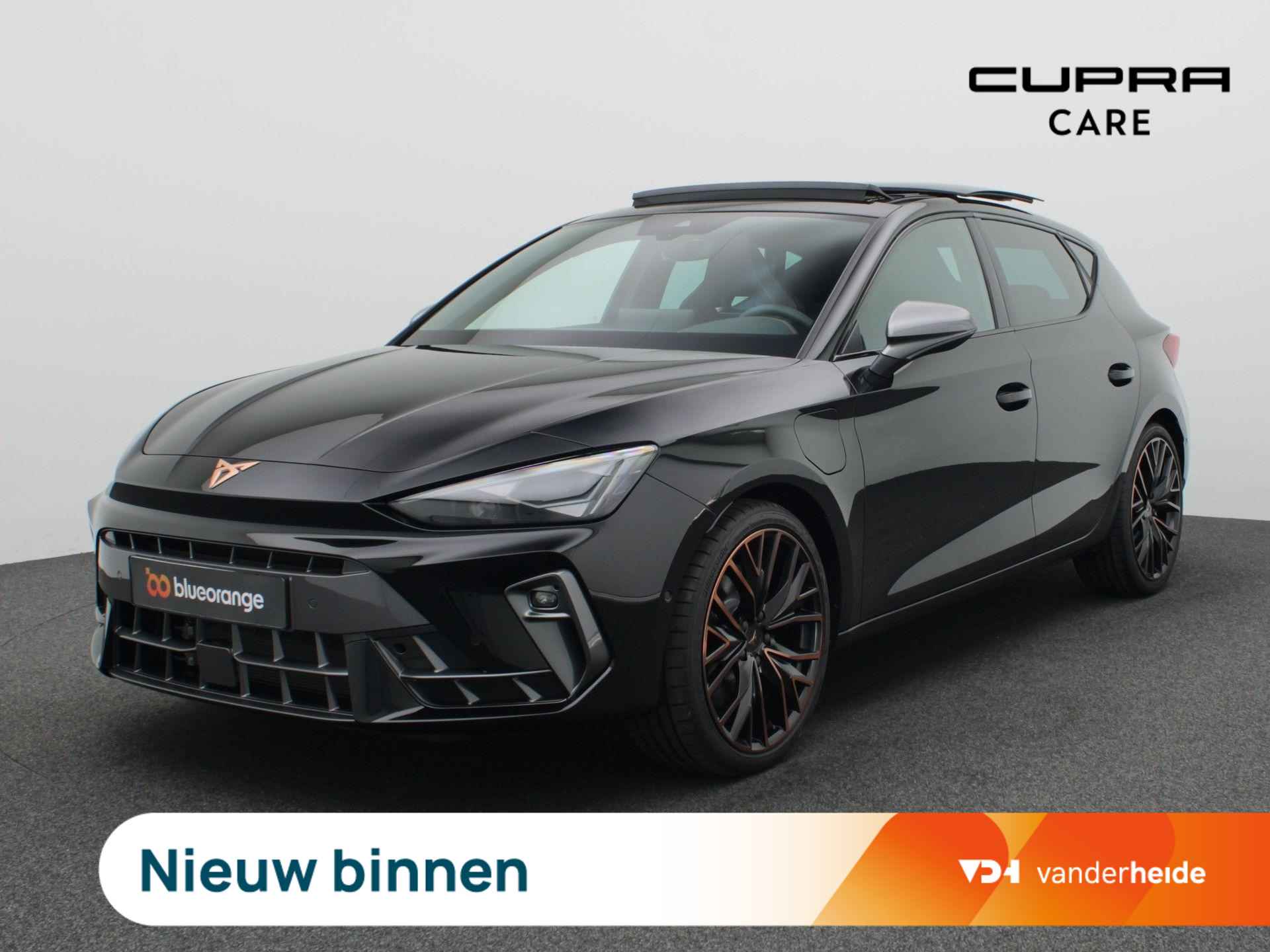 CUPRA Leon 1.5 TSI e-Hybrid VZ Performance 272PK DSG matrix led, schuif-kanteldak, achteruitrijcamera, stuur-stoelverwarming, adaptive cruise met travel assist, elek. verstelbare voorstoel, side assist, keyless, 19" lichtmetaal