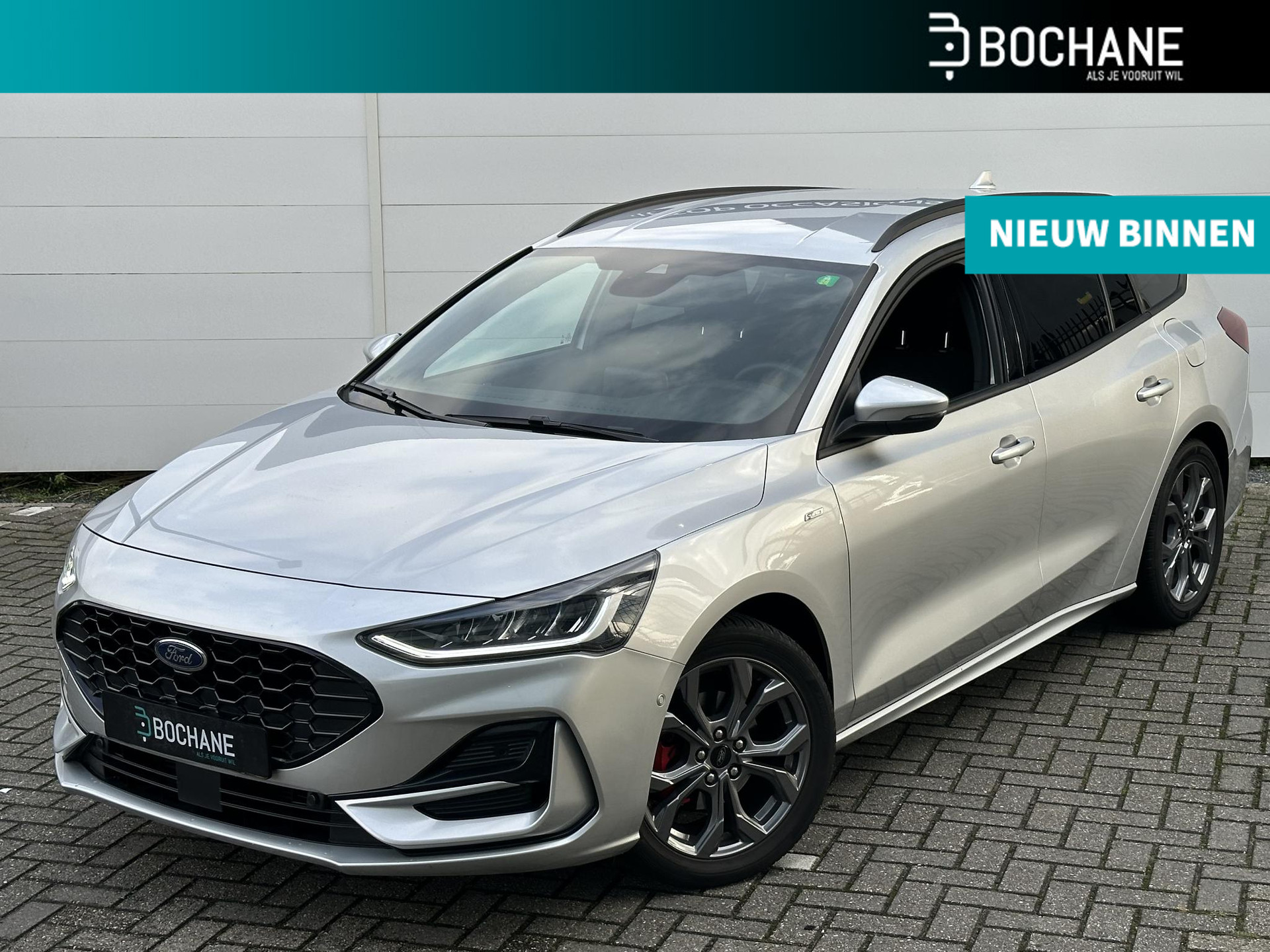 Ford Focus Wagon 1.0 EcoBoost Hybrid ST Line | Cruise | Navi | Clima | P.Sensoren + Camera | LED | All-season | Winterpack | Geen Import!