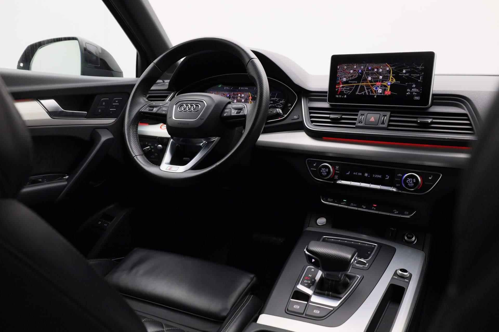 Audi Q5 50 TFSIe 299PK S-tronic S-Edition | Pano | Trekhaak | Leder | B&O | HUD | Luchtvering | 360 Camera - 33/51