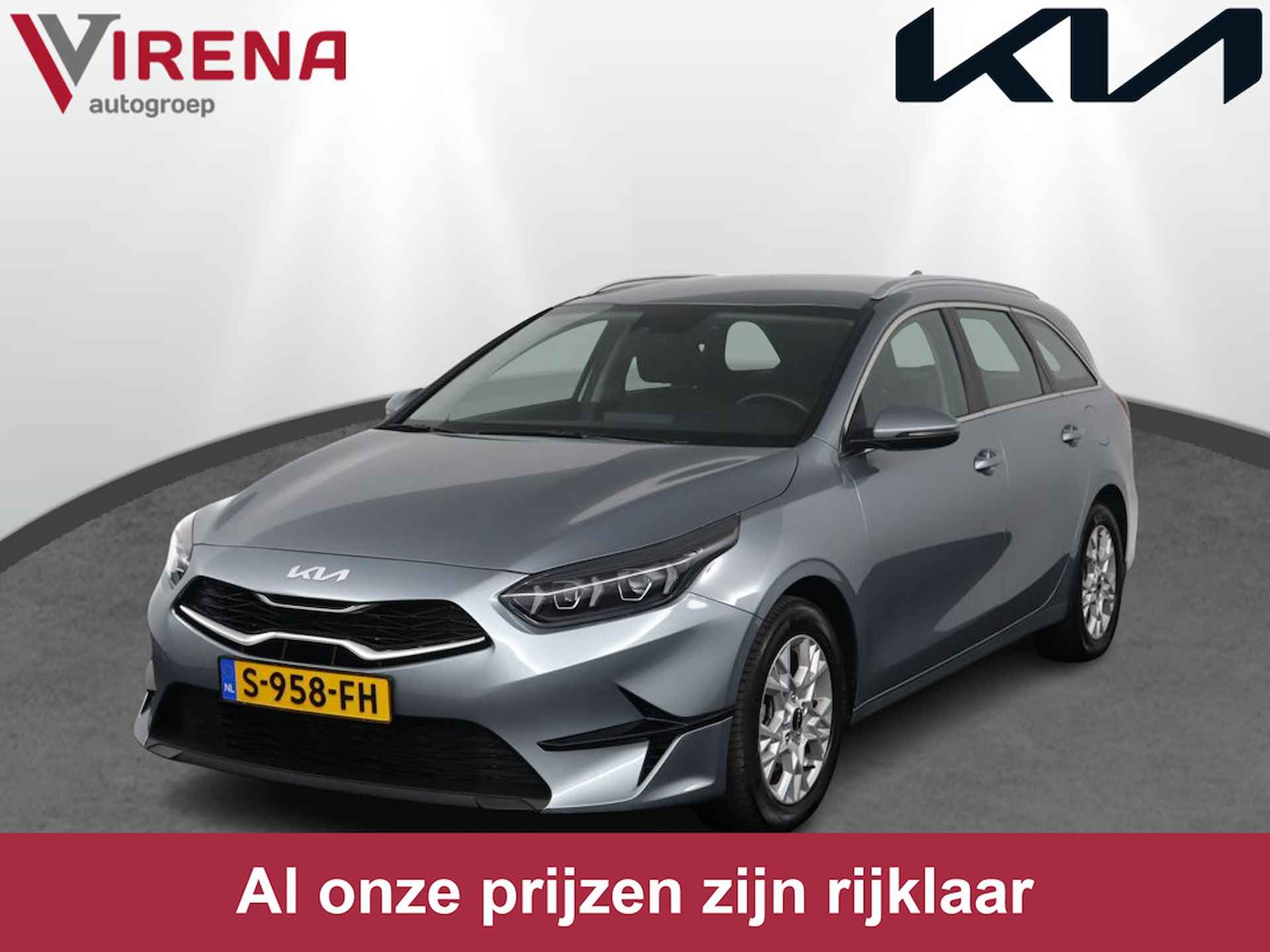 Kia Ceed Sportswagon 1.0 T-GDi DynamicLine - Navigatie - Climate Control - Cruise Control - Apple Carplay/ Android Auto - Fabrieksgarantie tot 01-2030 - 1/55