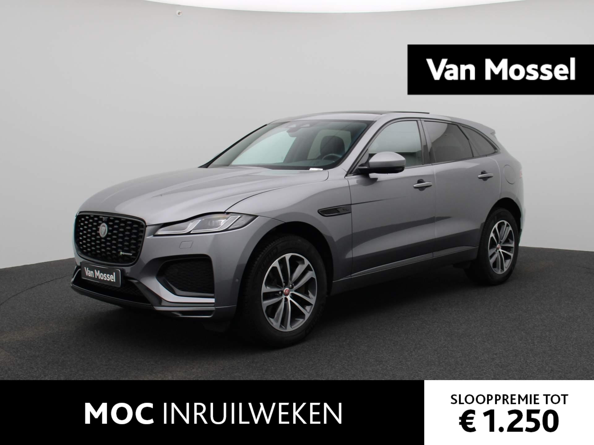 Jaguar F-PACE 2.0 P400e PHEV R-Dynamic S | PANORAMA-SCHUIFDAK | LEDER | MERIDIAN AUDIO | 360-CAMERA | ELEKTRISCHE ACHTERKLEP | ELEKTRISCHE BESTUURDERSSTOEL MET GEHEUGEN | STOELVERWARMING | LED KOPLAMPEN | CRUISE CONTROL | NAVIGATIE |