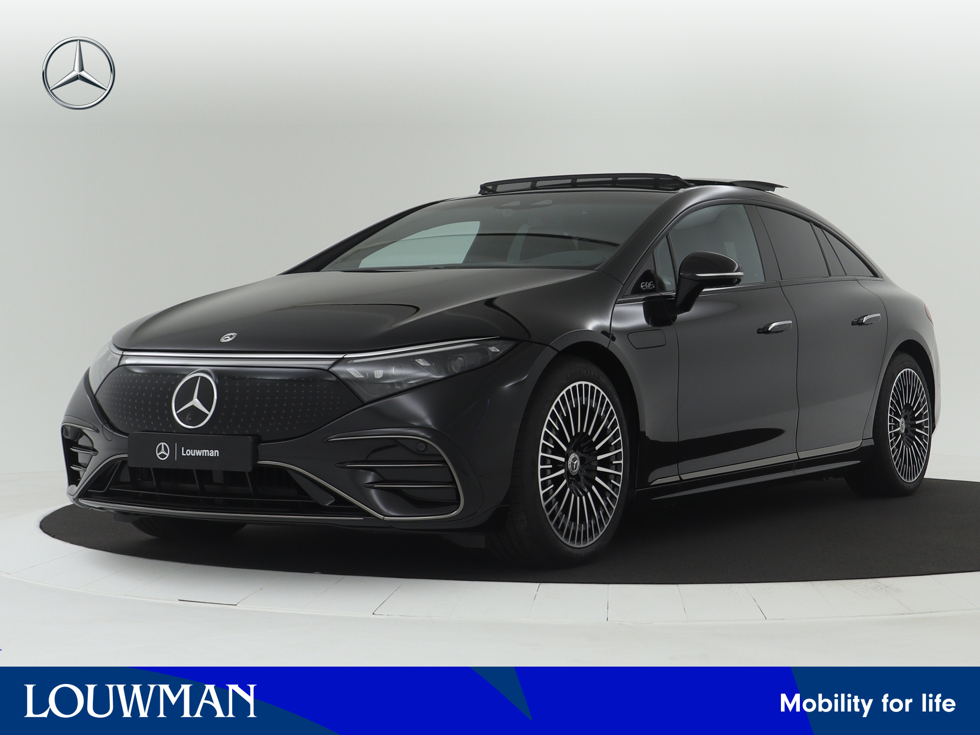 Mercedes-Benz EQS 580 4MATIC AMG Line 108kWh | Premium Plus pakket | Nightpakket | Dashcam | Achterasbesturing tot 10° | Garagedeuropener | Akoestiekcomfortpakket | KEYLESS GO-comfortpakket | bij viaBOVAG.nl