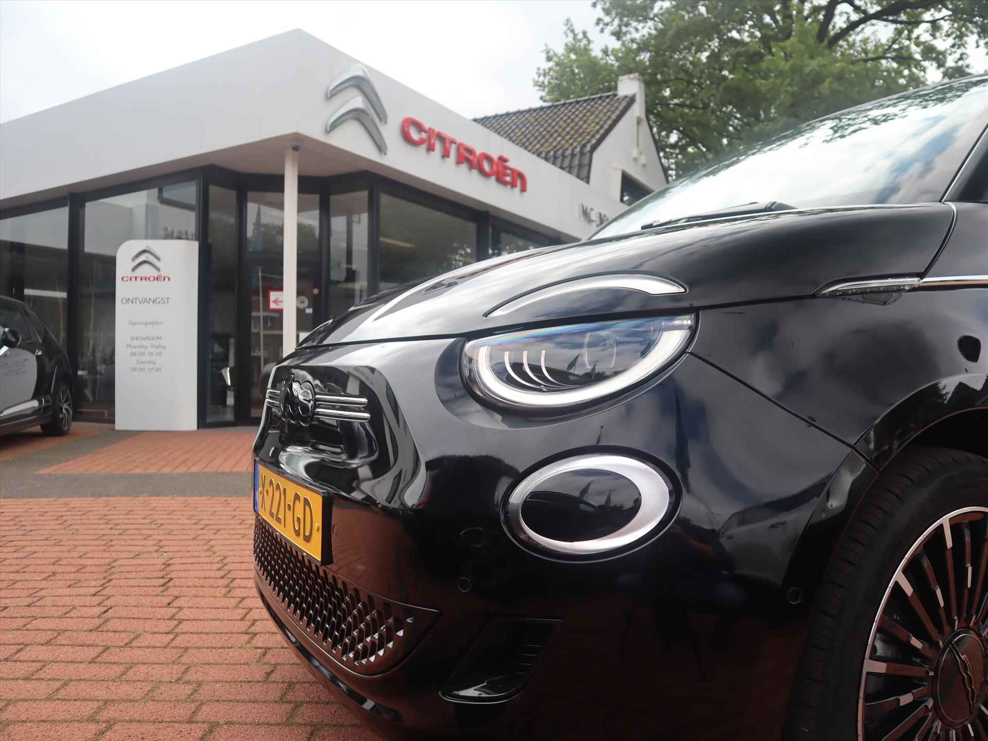 FIAT 500C Cabrio 42kWh 118PK Automaat La Prima NIEUW, Rijklaarprijs | Navigatie | Camera | Apple Carplay | Adaptieve Cruise Control - 13/73