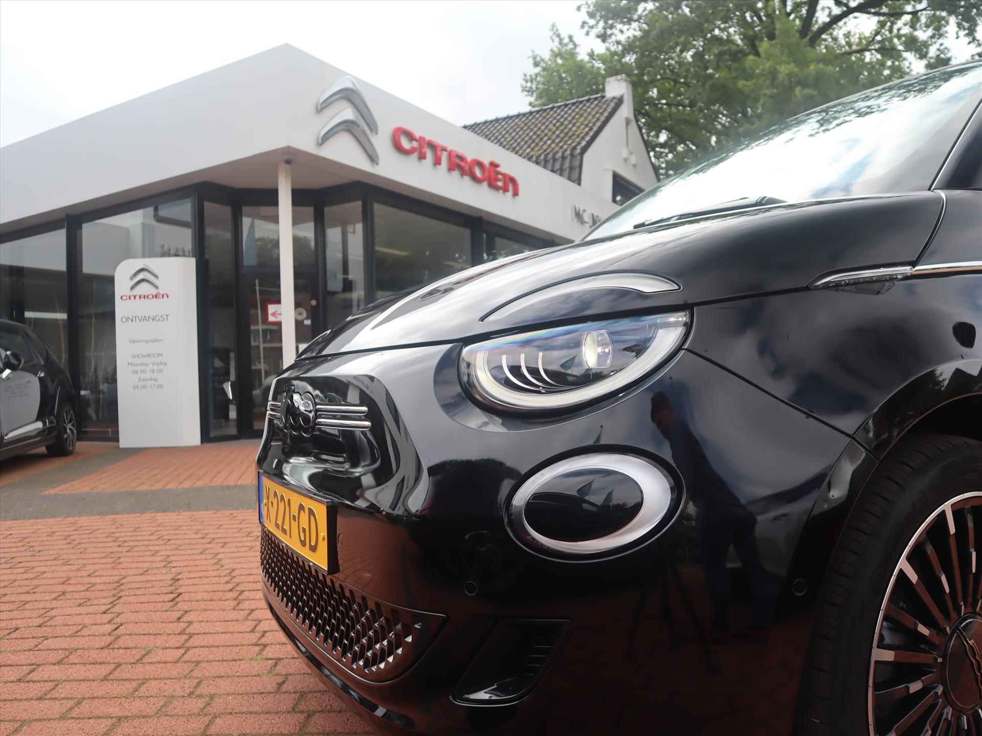 FIAT 500C Cabrio 42kWh 118PK Automaat La Prima NIEUW, Rijklaarprijs | Navigatie | Camera | Apple Carplay | Adaptieve Cruise Control - 14/73