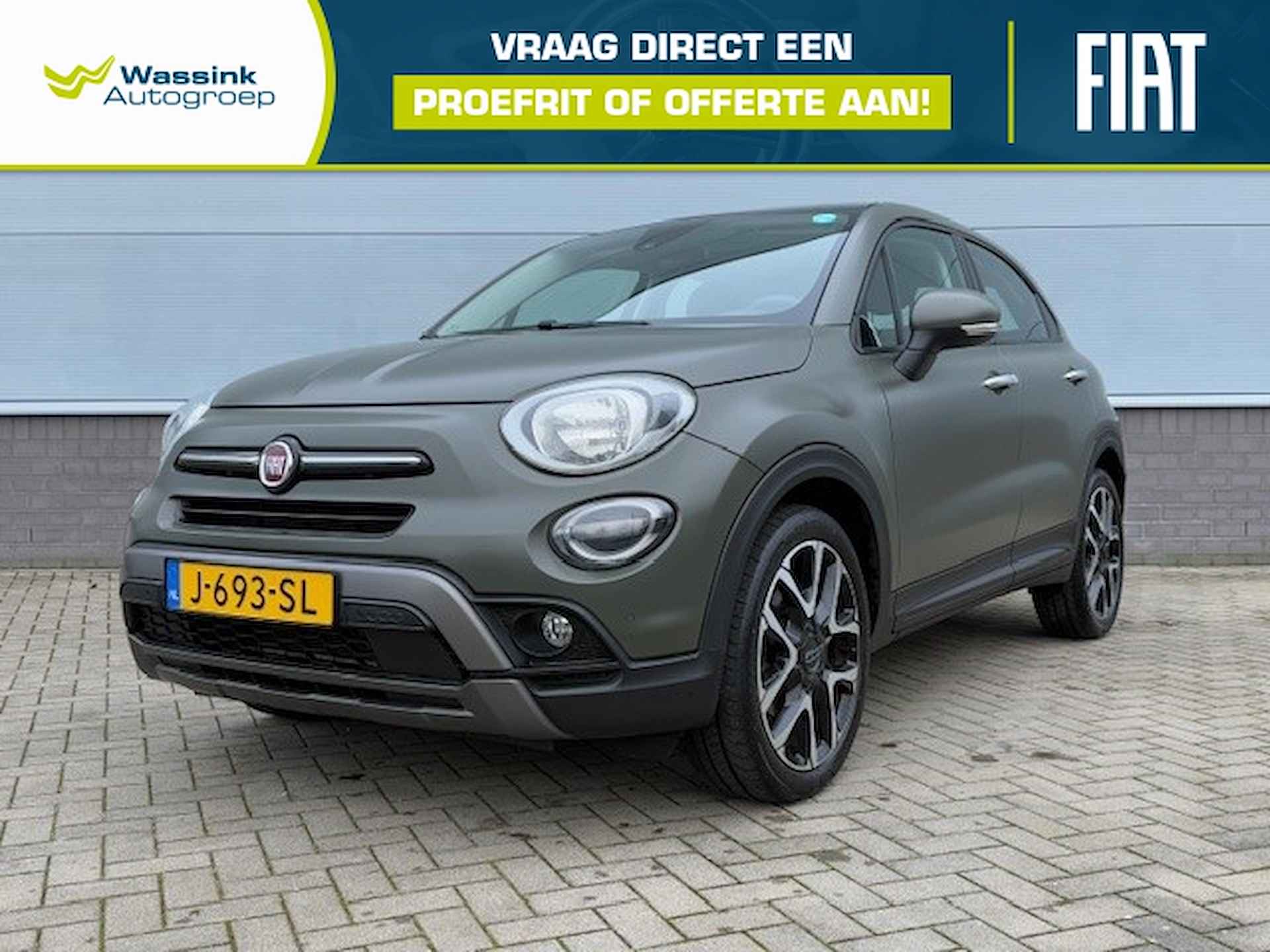 Fiat 500X 1.3 GSE 150pk DCT Cross | Automaat | Cruise Control | Carplay| Achteruitrij Camera | Parkeensensoren | Stoelverwarming