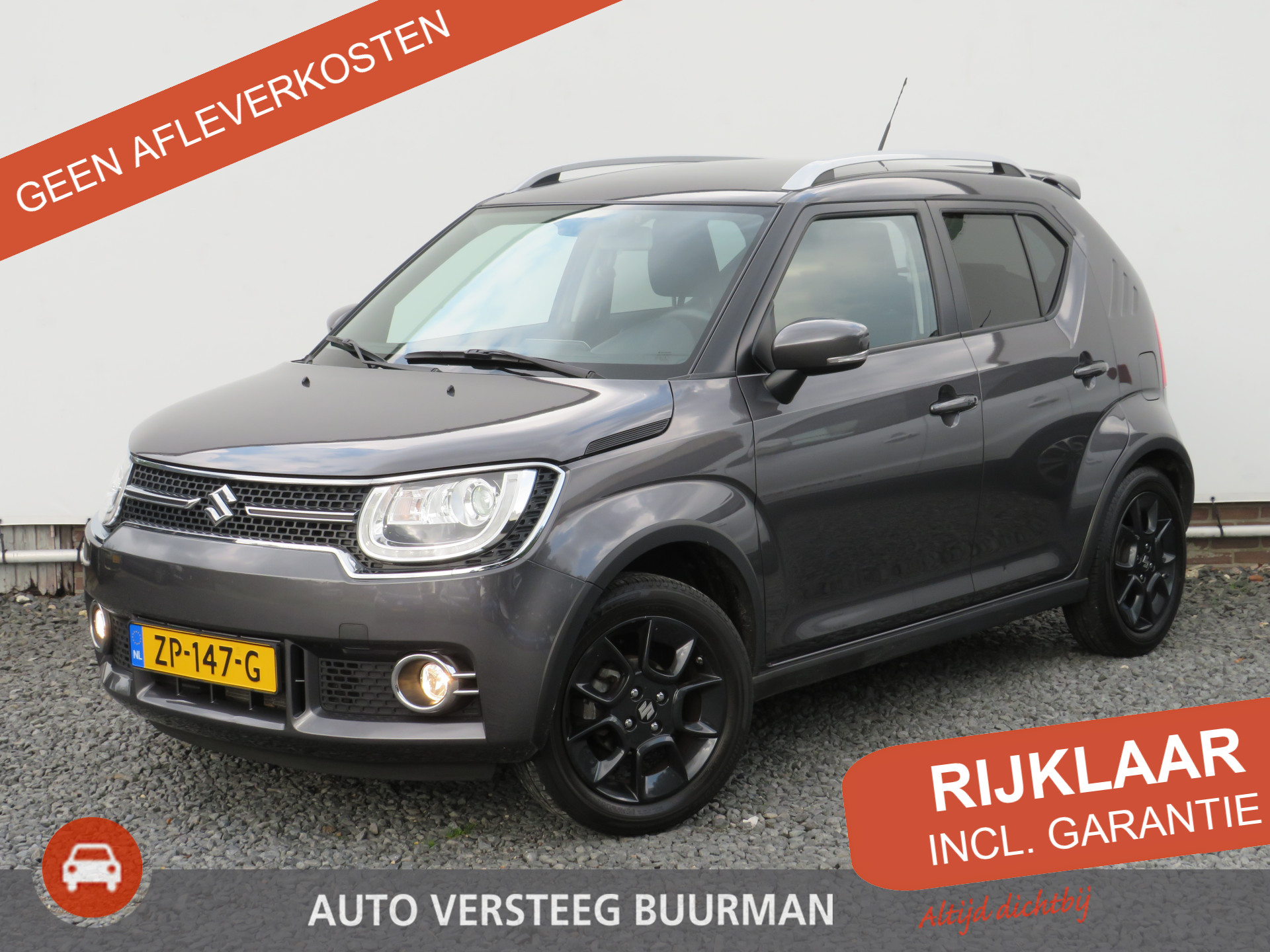 Suzuki Ignis 1.2 Smart Hybrid Stijl,Style, 1e Eig. Dealer onderhouden, Navi, Keyless, Cruise-Control en Dakspoiler