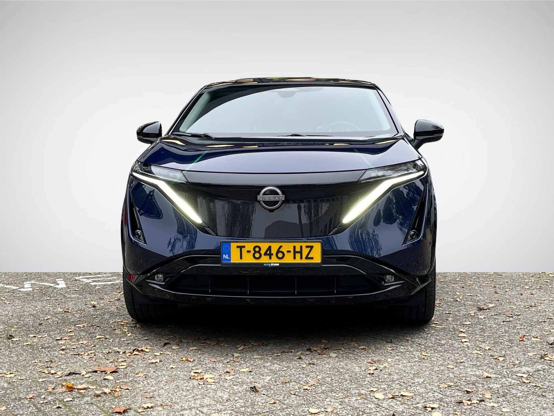 Nissan Ariya Evolve 91 kWh | Panoramadak | Nappa Leder | 20'' Velgen | Head-Up Display | BOSE Audio | Geheugenstoelen | Stoelverwarming + Ventilatie | Rijklaarprijs! - 2/34