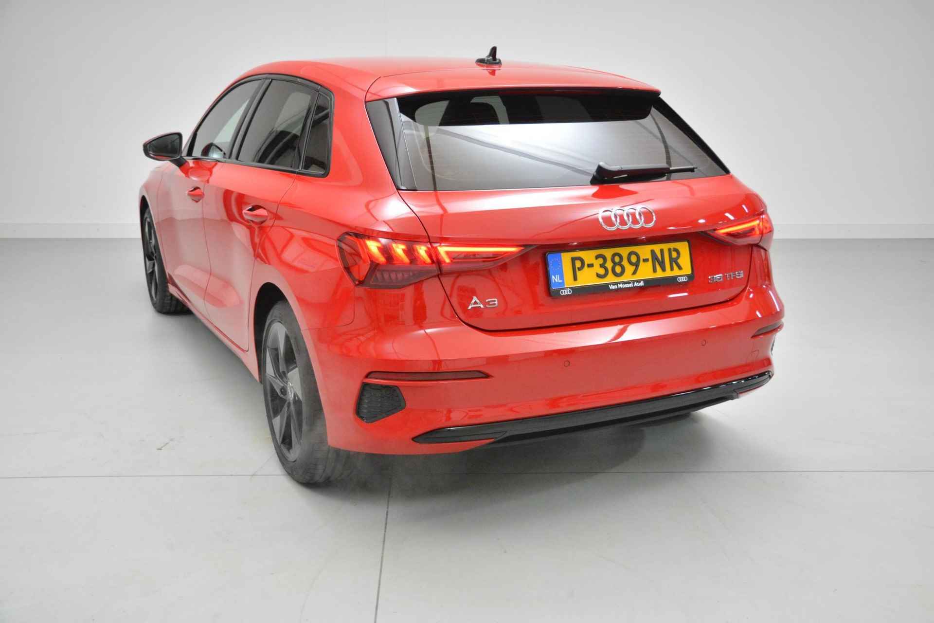 Audi A3 Sportback 35 TFSI Advanced edition 150 PK | Navigatie | Automaat | Virtual Cockpit | Parkeersensoren | Cruise Control | Climate Control | Keyless | Apple Carplay | Android Auto | Optiek Pakket Zwart Plus | Trekhaak | Fabrieksgarantie tot 2026 | - 7/21