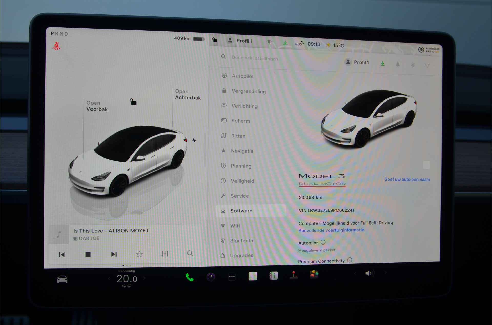 Tesla Model 3 Performance AWD 75 kWh Warmtepomp, AutoPilot, MARGE - 21/33