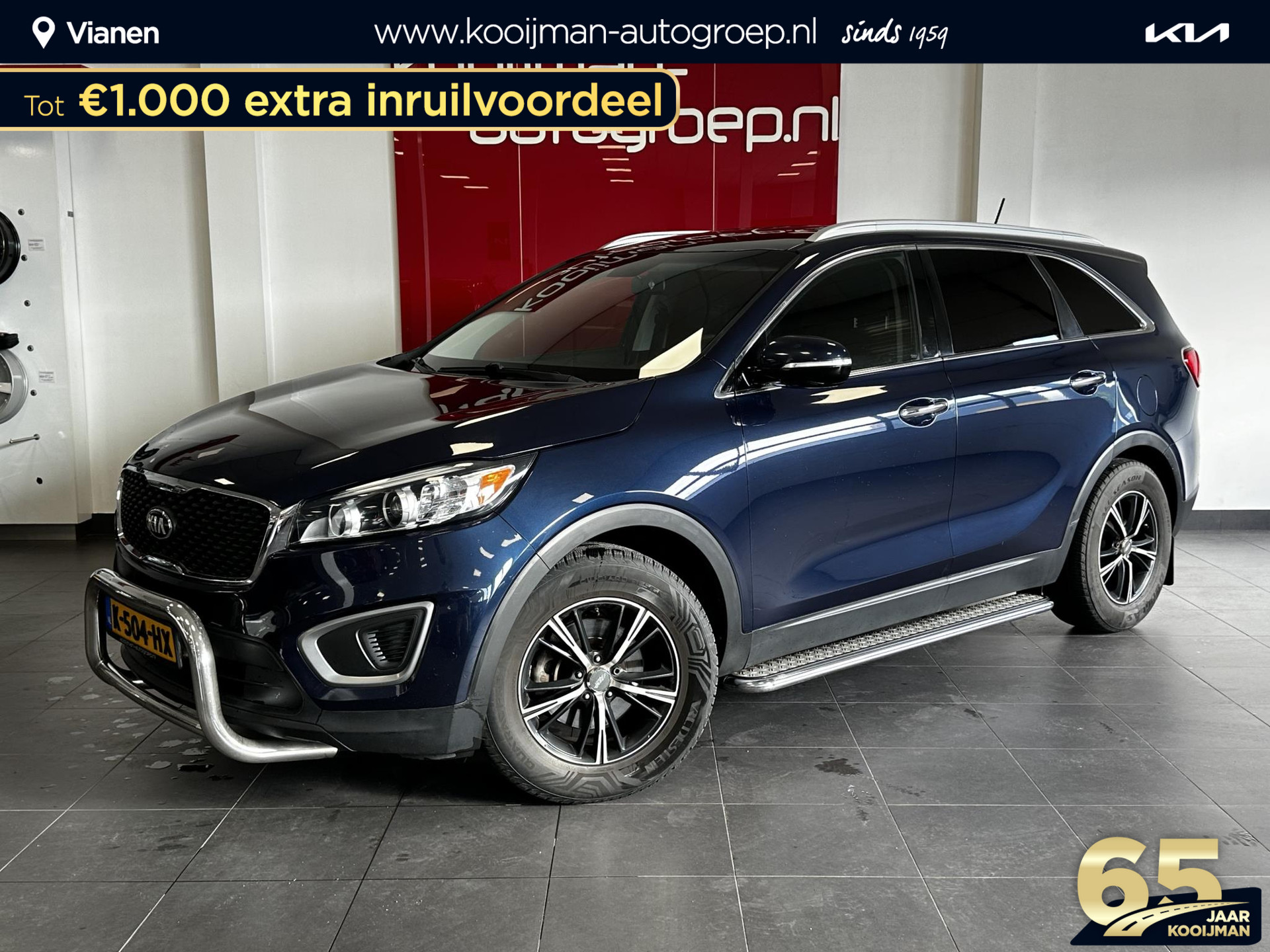 Kia Sorento 3.3 V6 Automaat Dynamic Uniek! 1 Exemplaar van in Nederland met een heerlijke V6 benzine motor met Automaat.