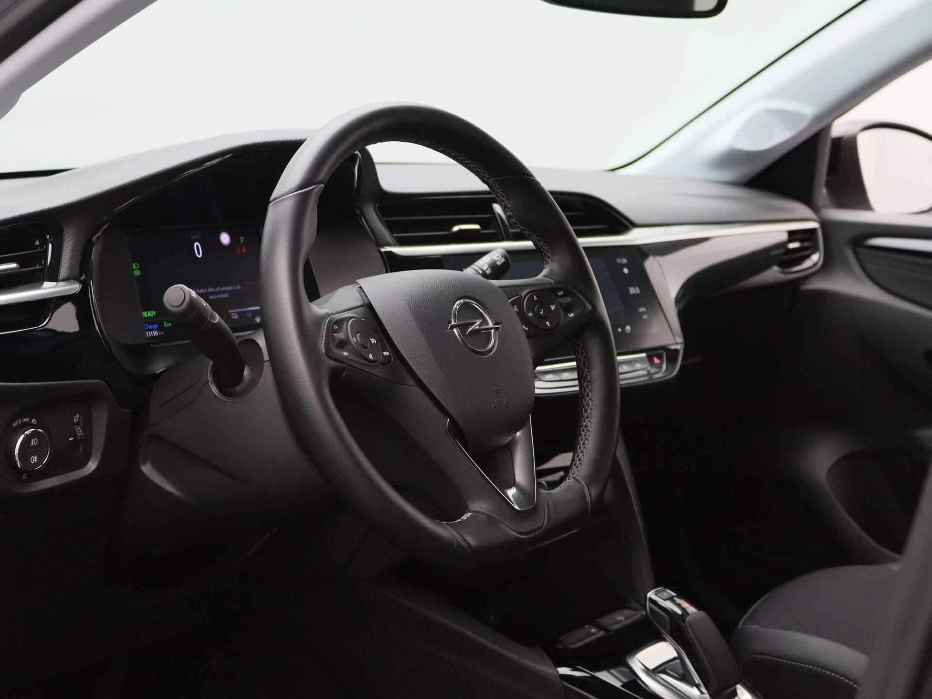 Opel Corsa-e Elegance 50 kWh | NAVIGATIE | ACHTERUITRIJCAMERA | PARKEERSENSOREN | CLIMATE CONTROL | VIRTUAL COKCPIT | KEYLESS ENTRY | LED | 16"LICHTMETALEN VELGEN | - 30/37