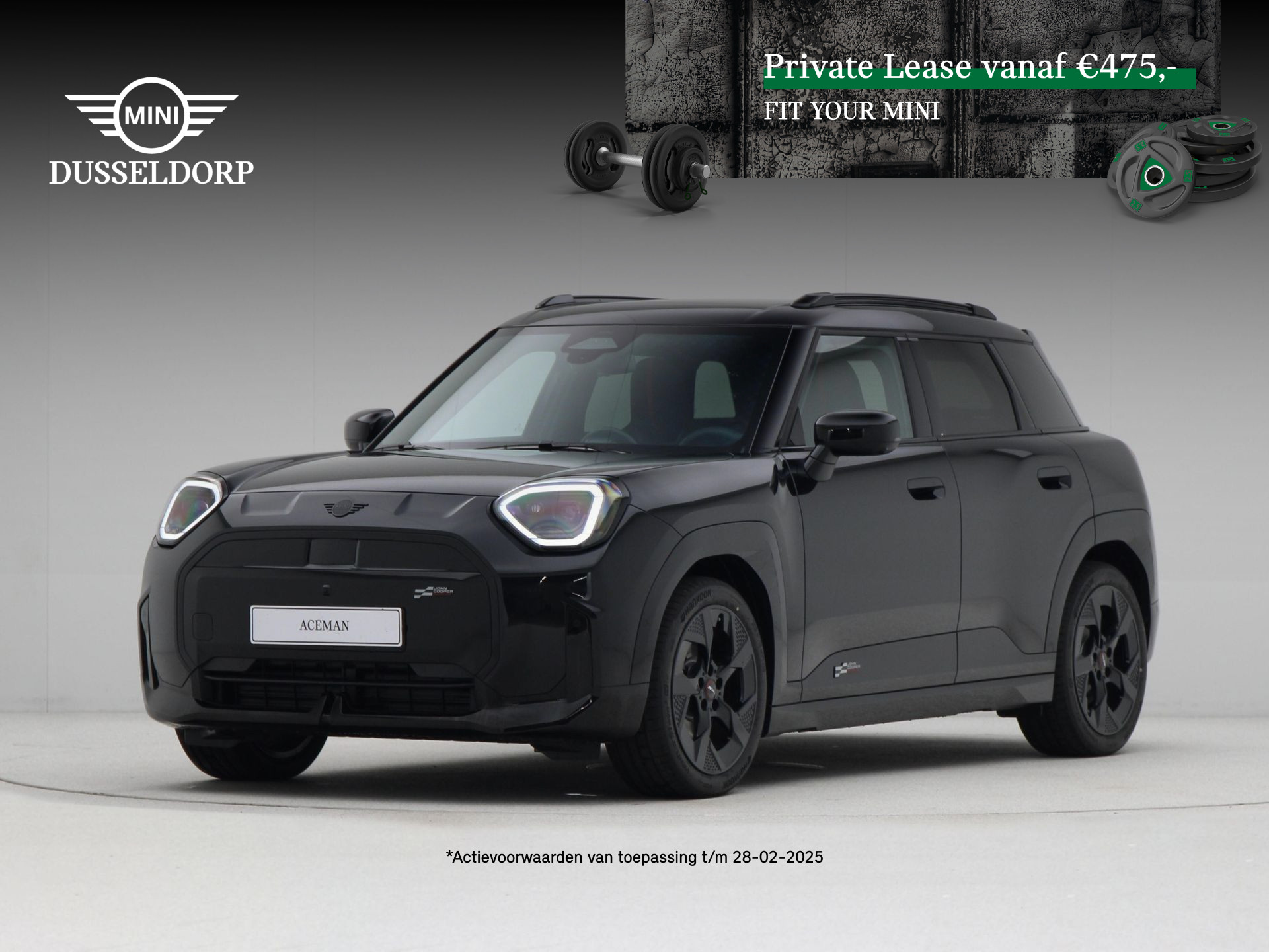 MINI Aceman SE John Cooper Works Pakket XL PRIVATE LEASE EUR 605,- (48 mnd/10.000 km)