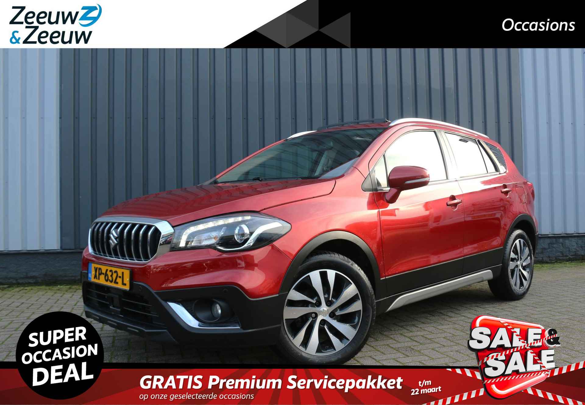 Suzuki S-Cross 1.0 Boosterjet Stijl ALLE OPTIES !! Clima Adaptive cruise Panoramadak Leder Camera