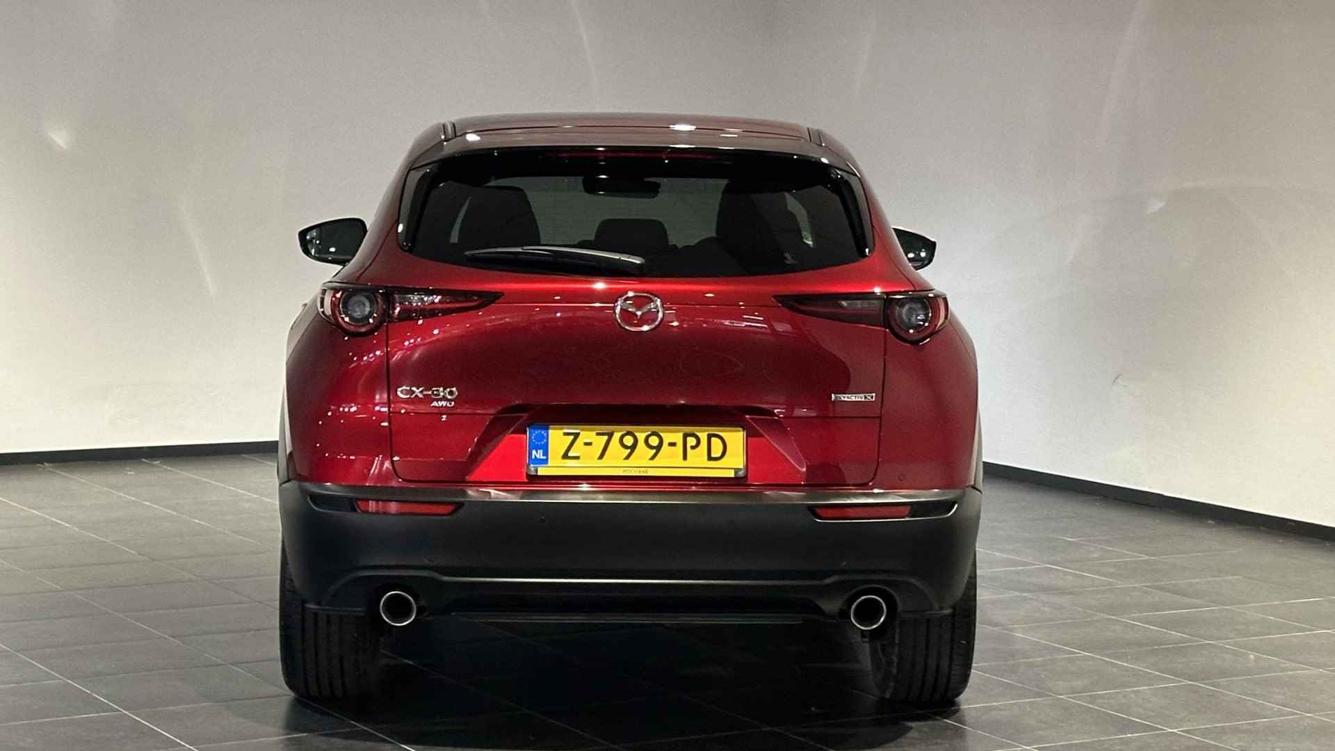 Mazda CX-30 2.0 e-SkyActiv-X M Hybrid AWD Luxury | Adaptive Cruise Control | Leder | Navigatie - 15/28