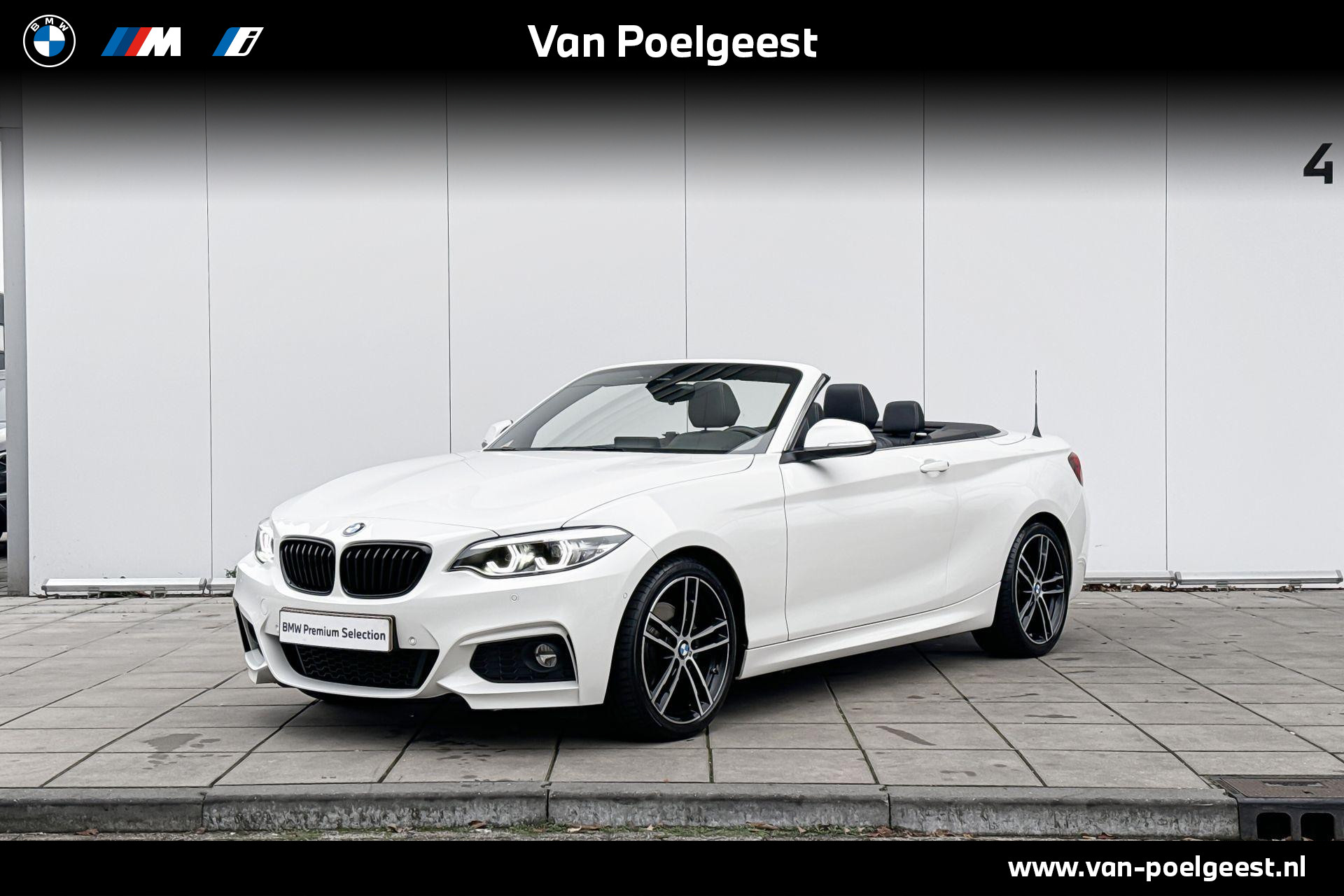 BMW 2 Serie Cabrio 220i High Executive M-Sport / Adaptieve LED koplampen / Park Assistent / Verwarmde Voorstoelen / Windscherm / Comfort Access