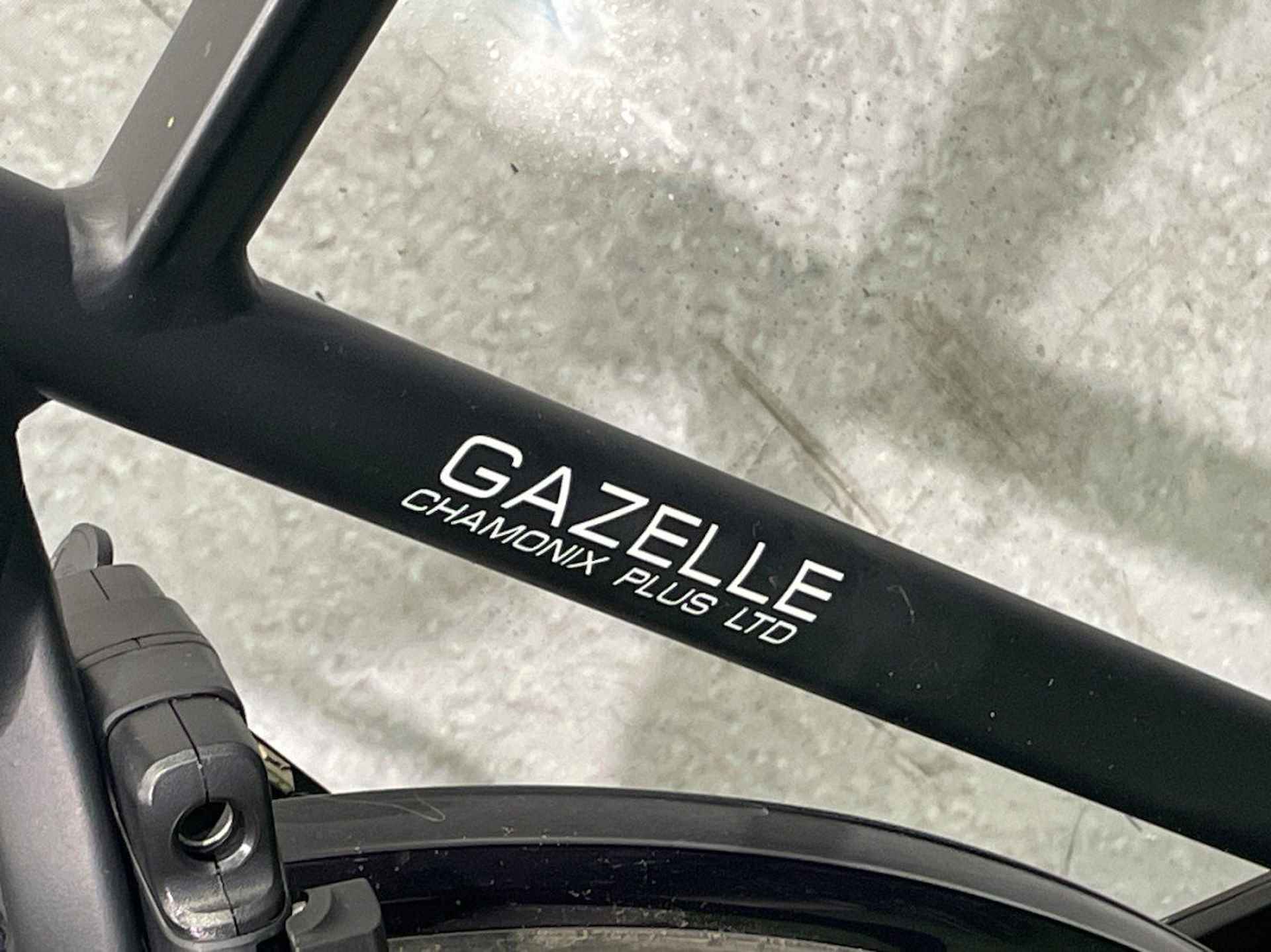 Gazelle Chamonix Plus LTD Heren Matzwart 53cm - 2/4