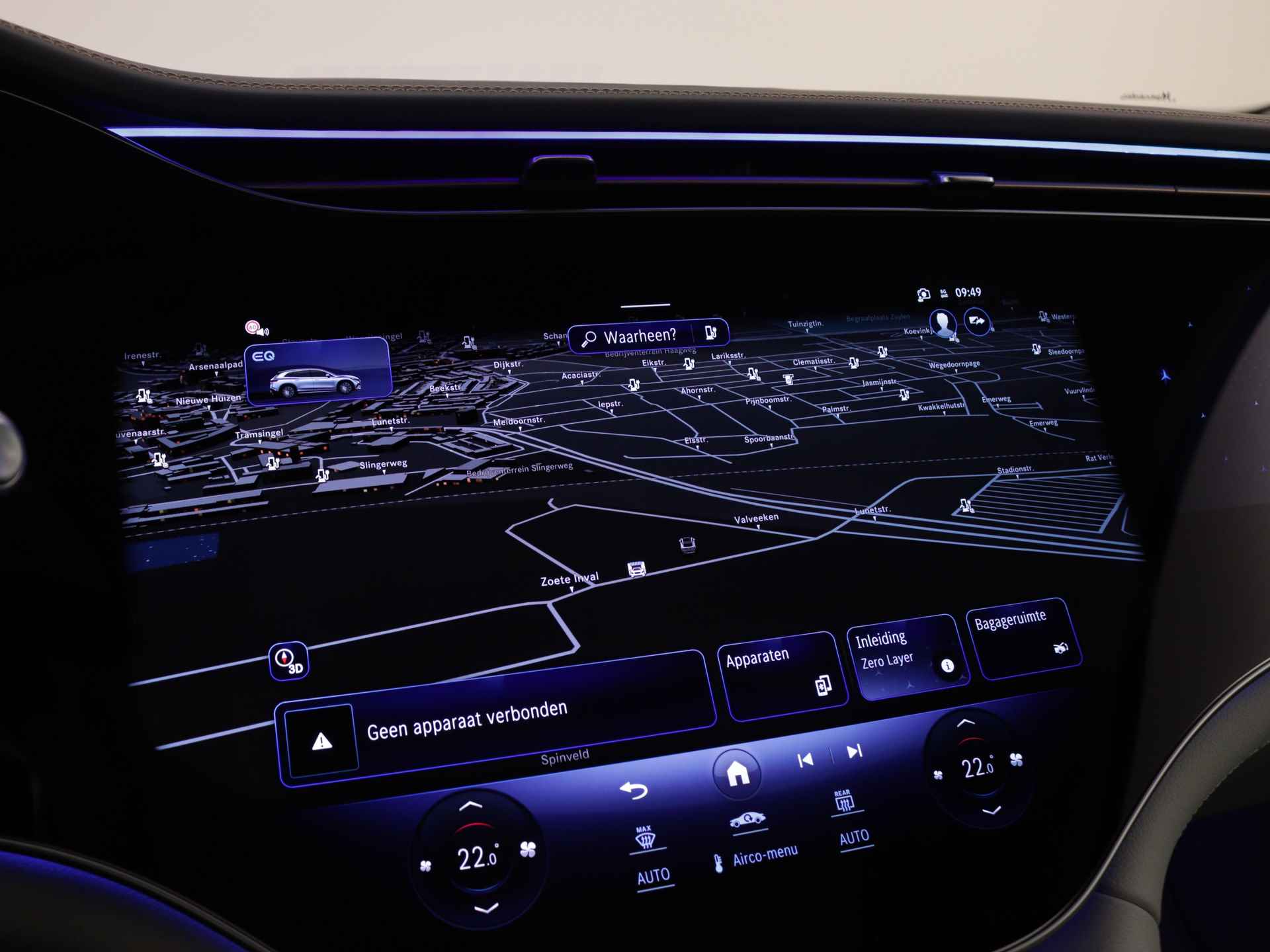Mercedes-Benz EQS SUV 580 4MATIC AMG Line 7p 118 kWh | Trekhaak | Akoestiekcomfortpakket | Rijassistentiepakket Plus | Head-up display MBUX met augmented reality | Multicontourzetels vooraan met massage-functie | KEYLESS GO-comfortpakket | Burmester® 3D-surround sound system |  Premium Plus pakket | - 7/38